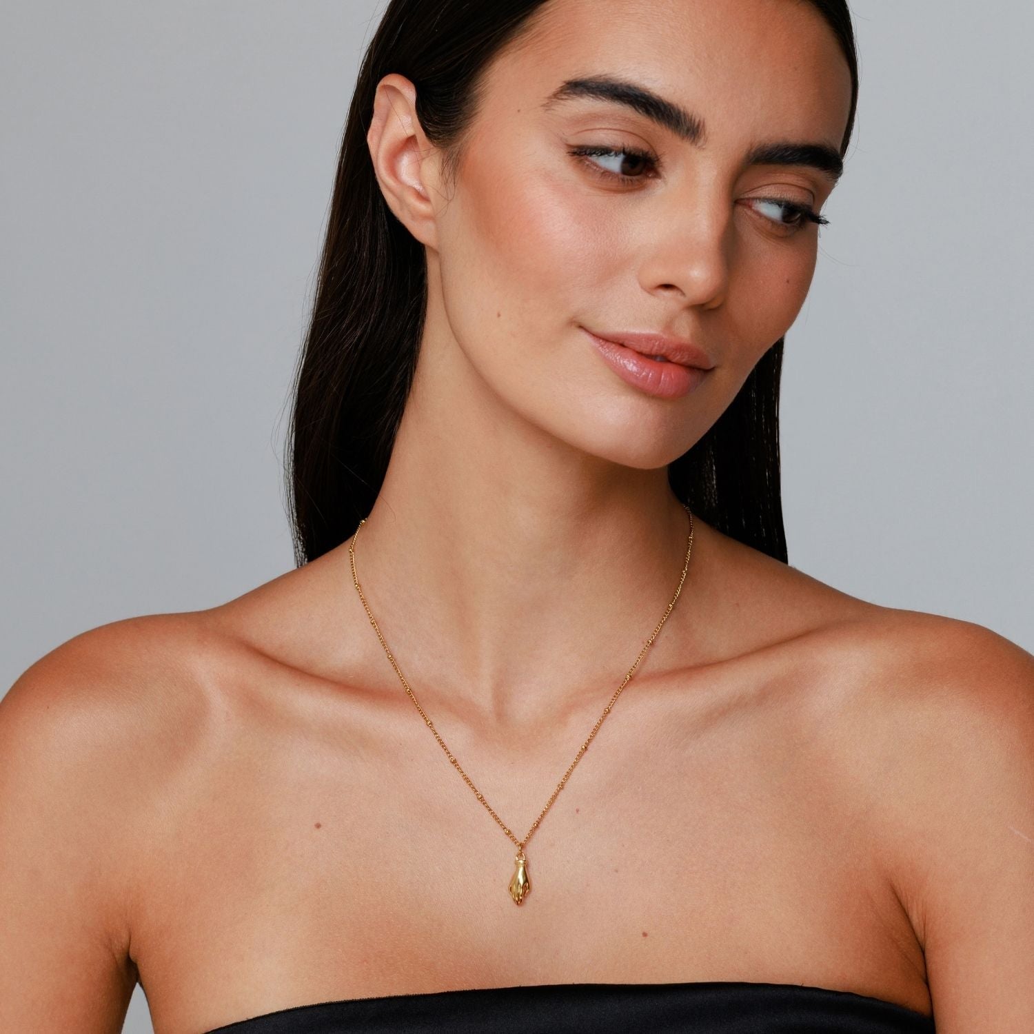 Athena Guardian Hand Necklace