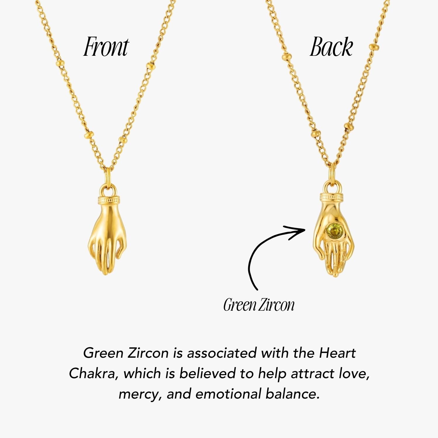 Athena Guardian Hand Necklace