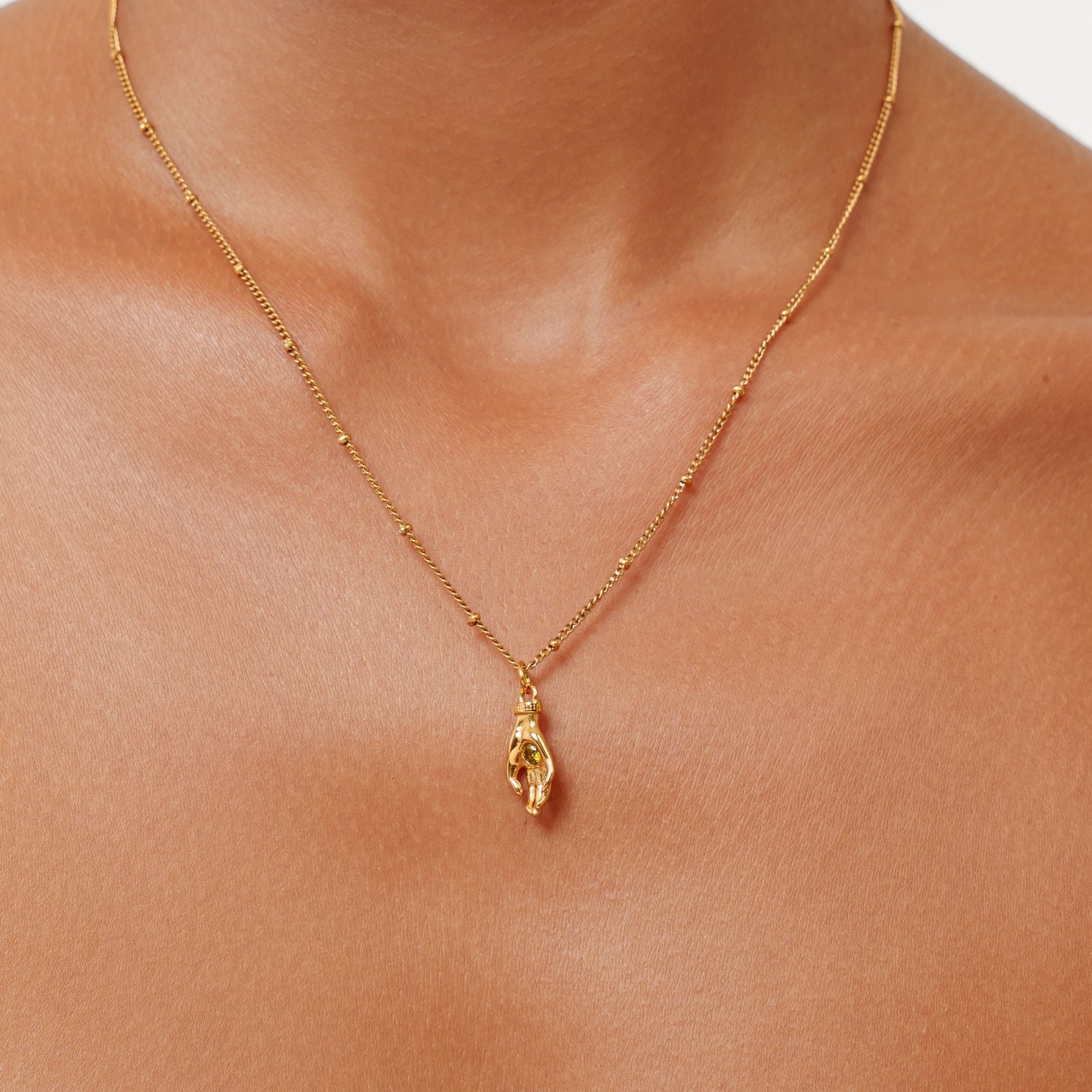 Athena Guardian Hand Necklace