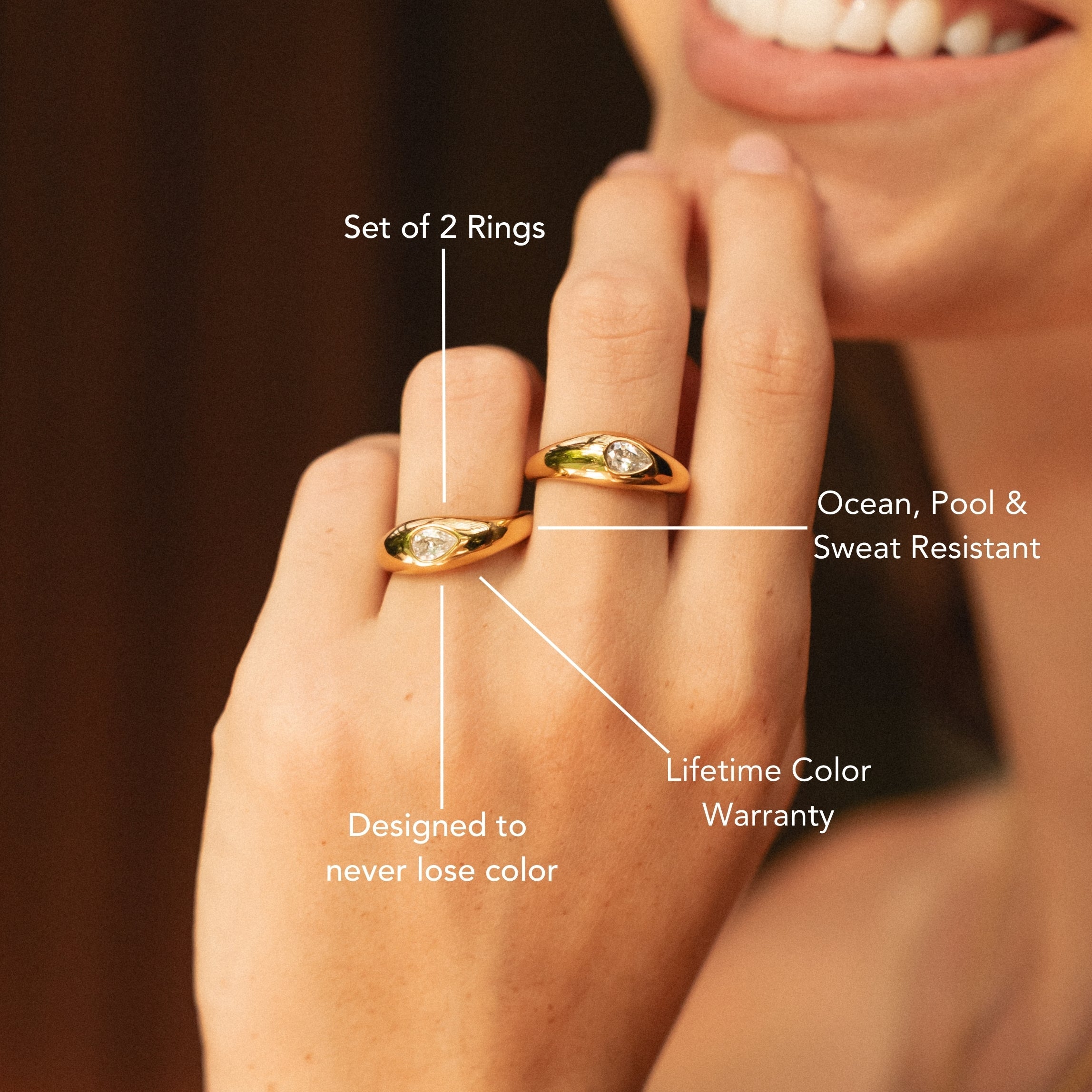Athena “Harmony” Rings Set
