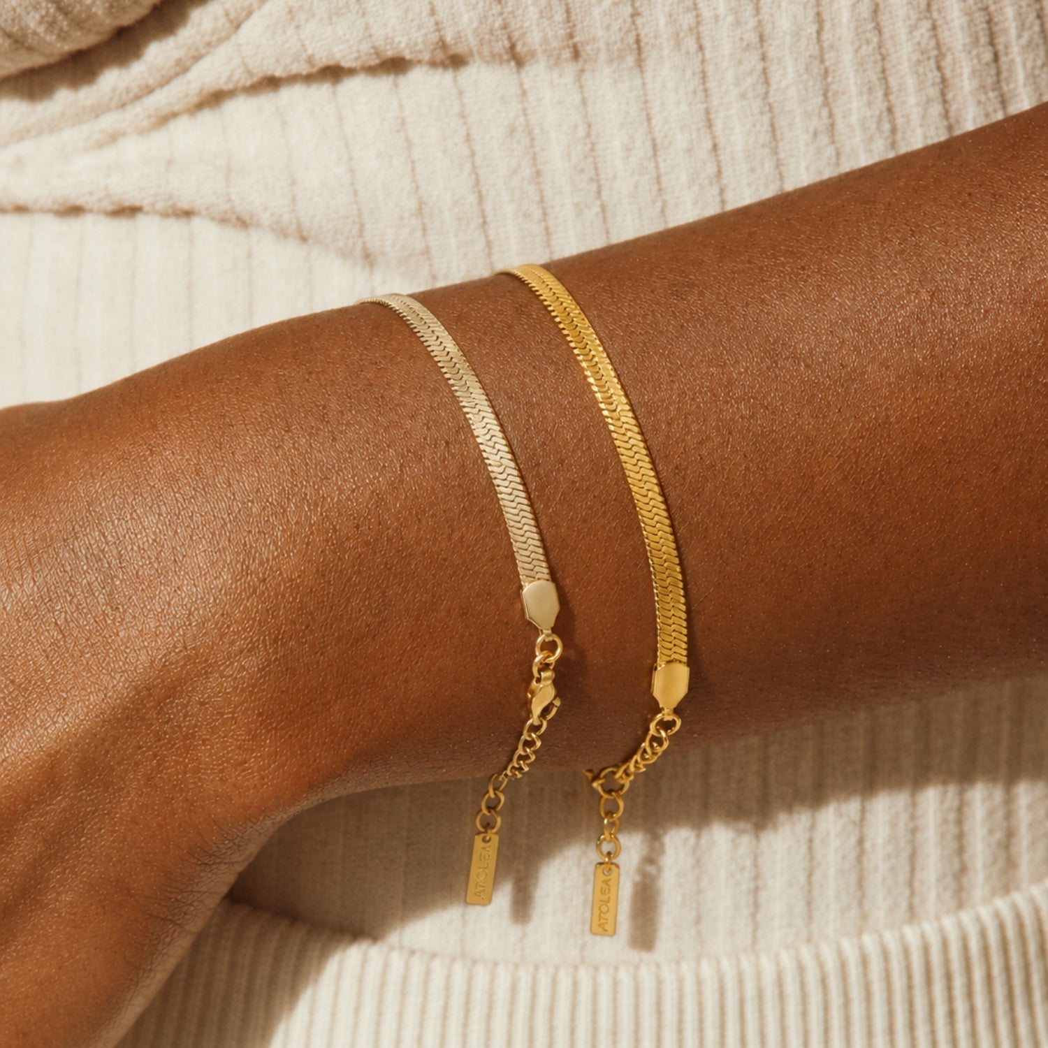 Athena "Kauai" Herringbone Bracelet
