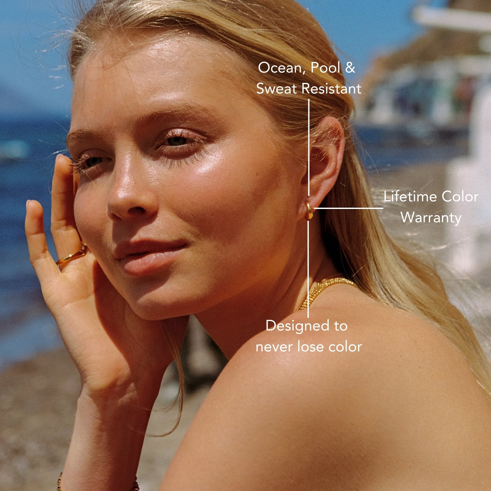 Athena Iconic Bold Hoops