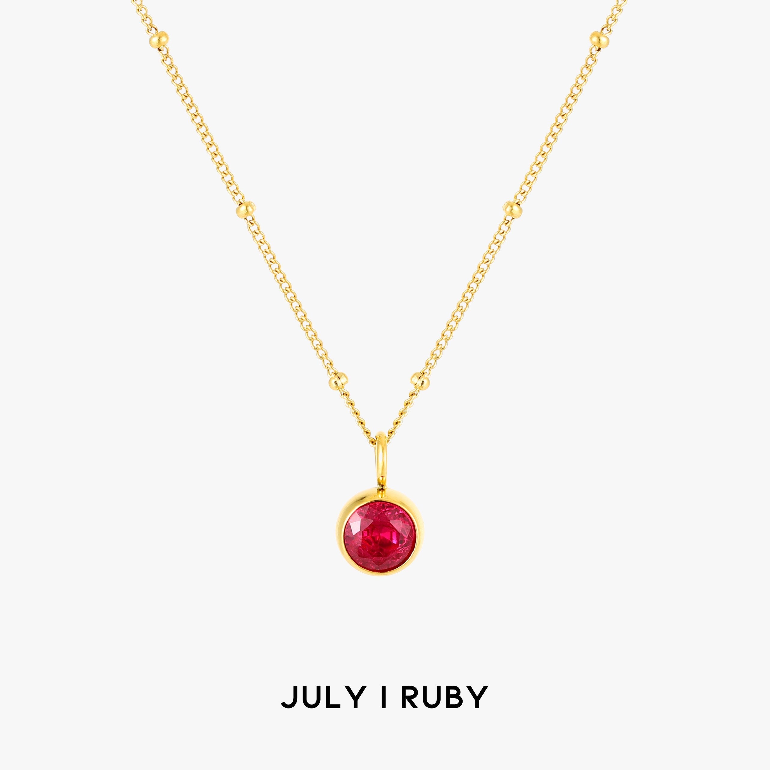 Athena Birthstone Necklace