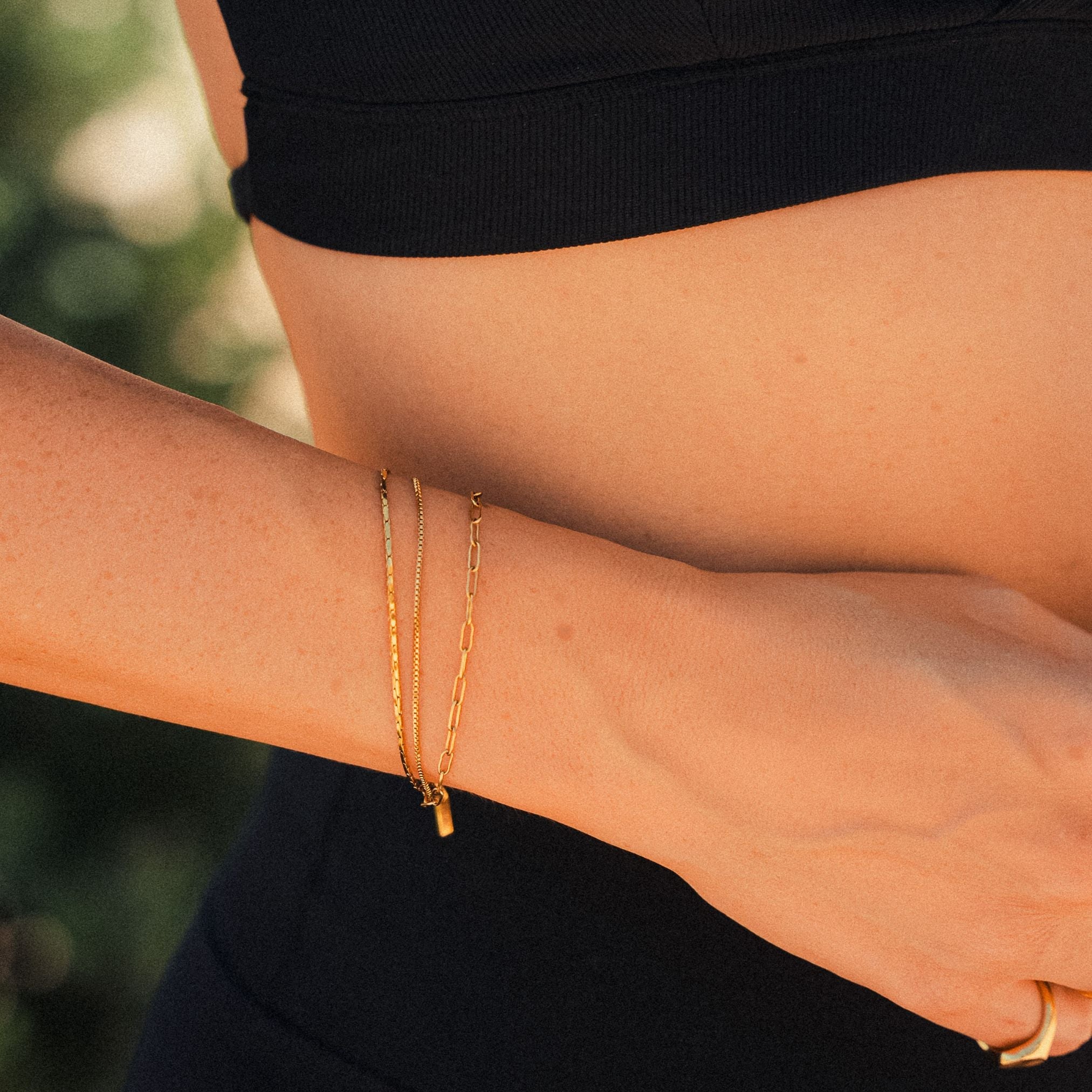 Athena Golden Layered Bracelet