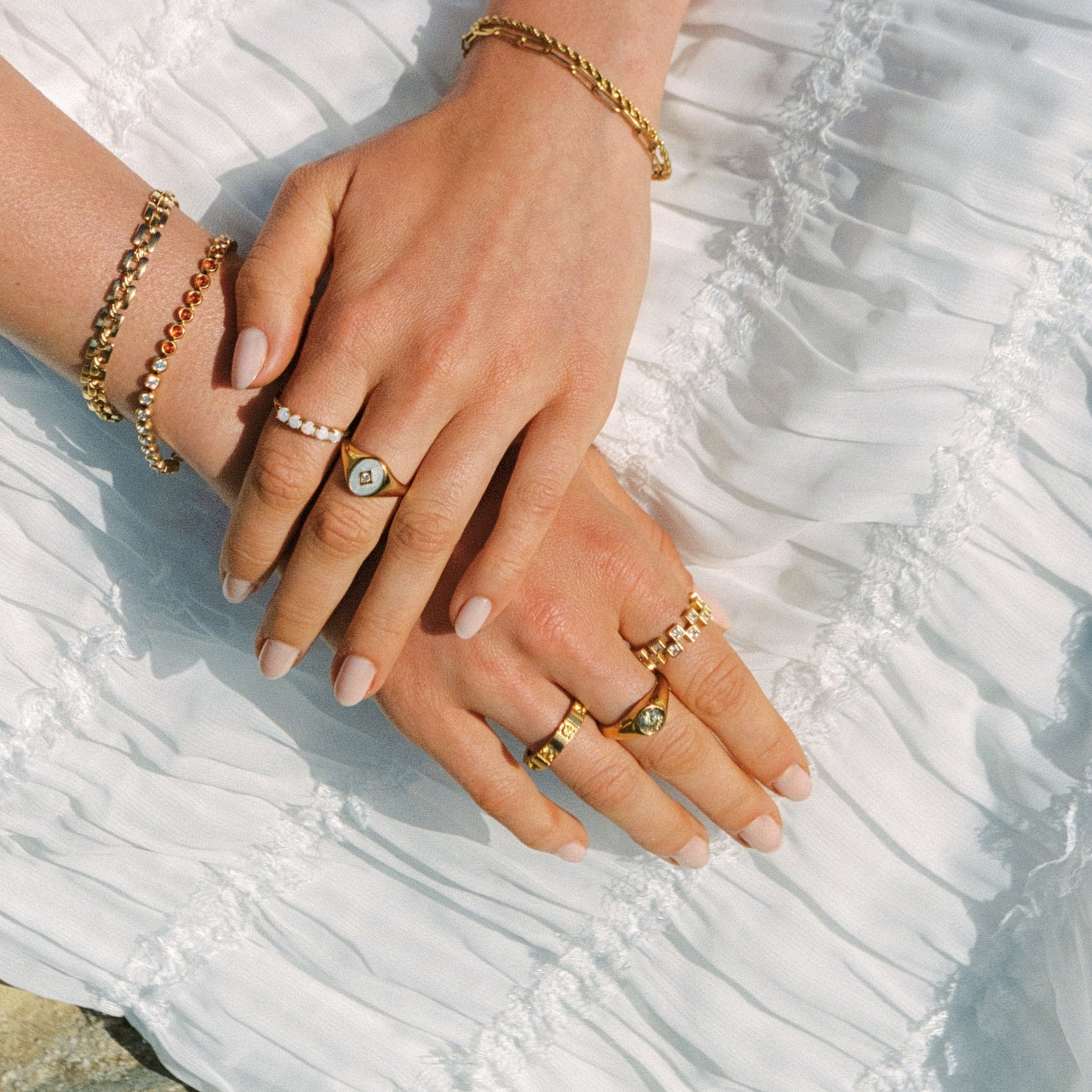 Athena Lemon Band Ring