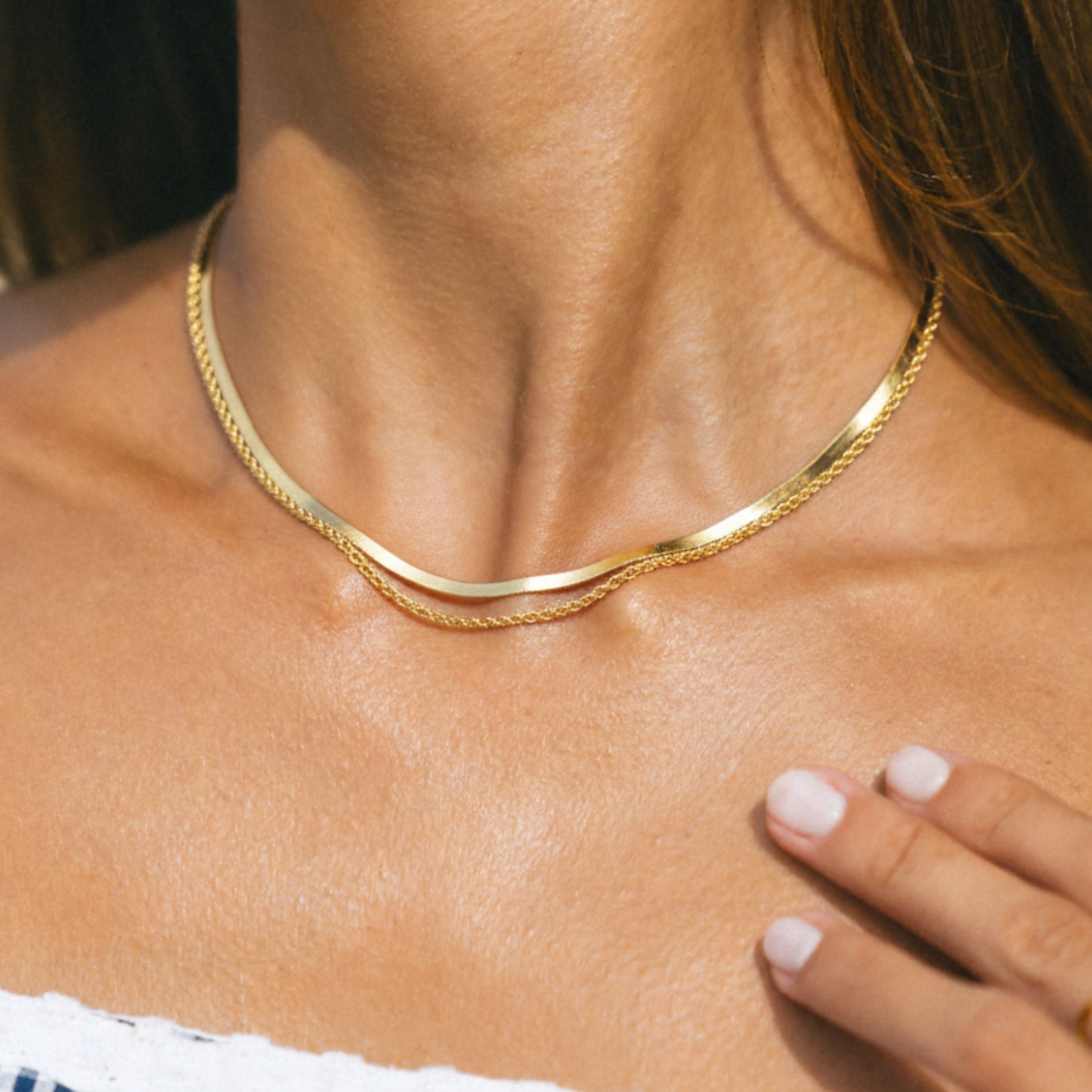 Athena "Ios" Layered Necklace