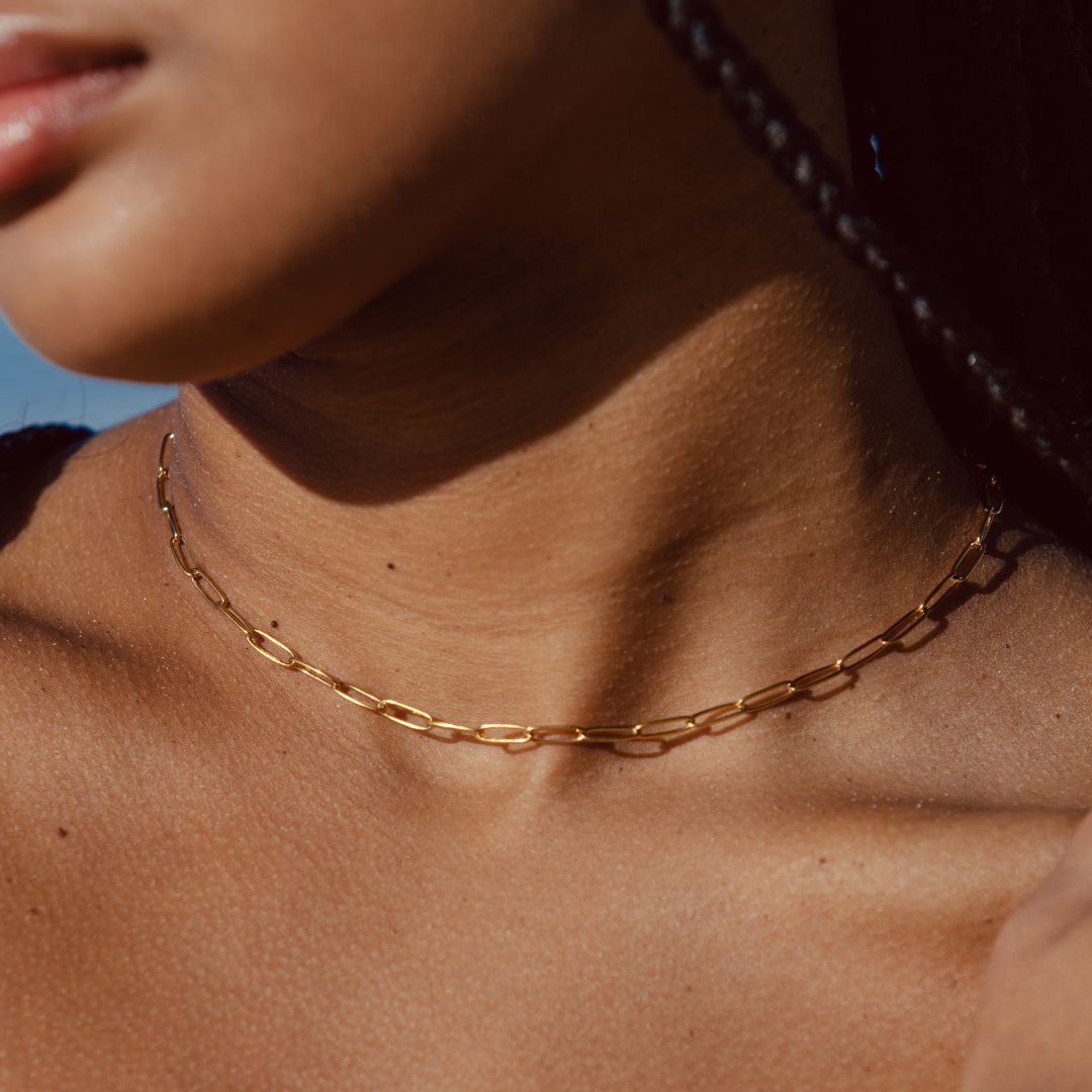Athena "Cozumel" Paperclip Choker