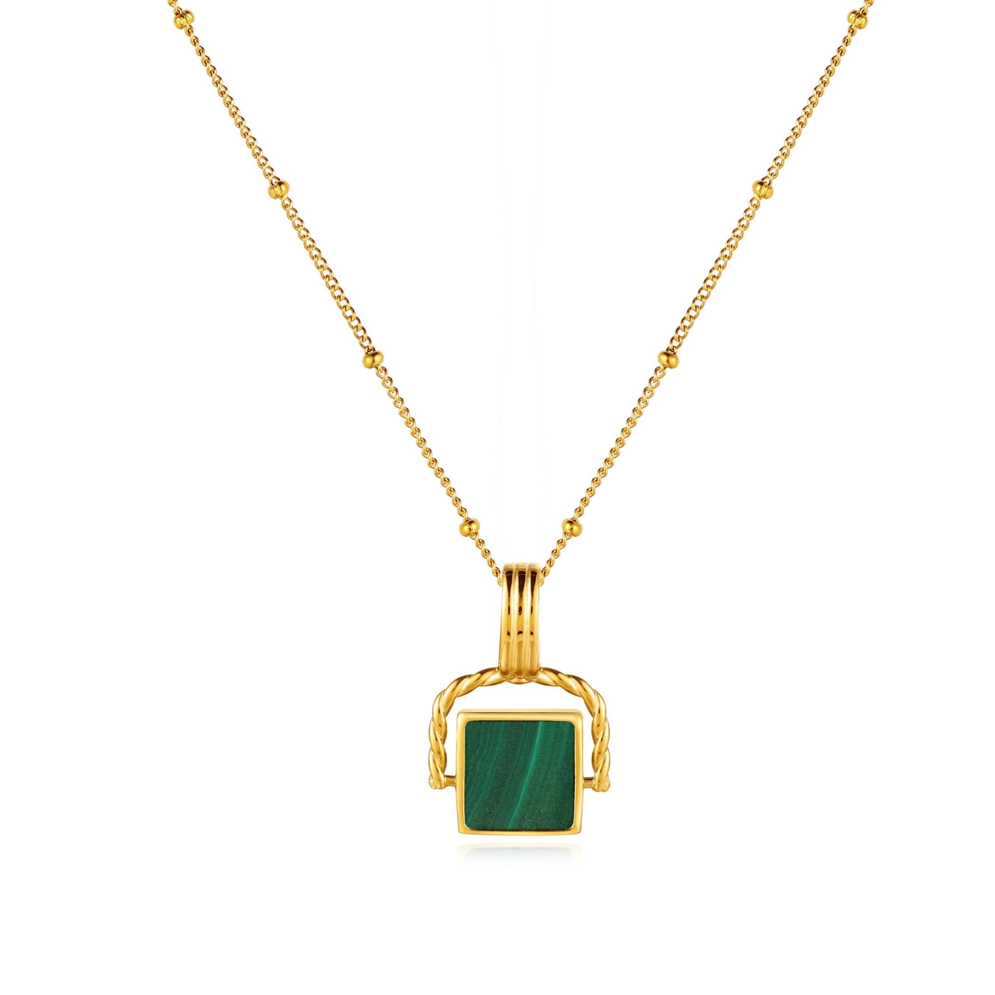 Athena Malachite Pendant