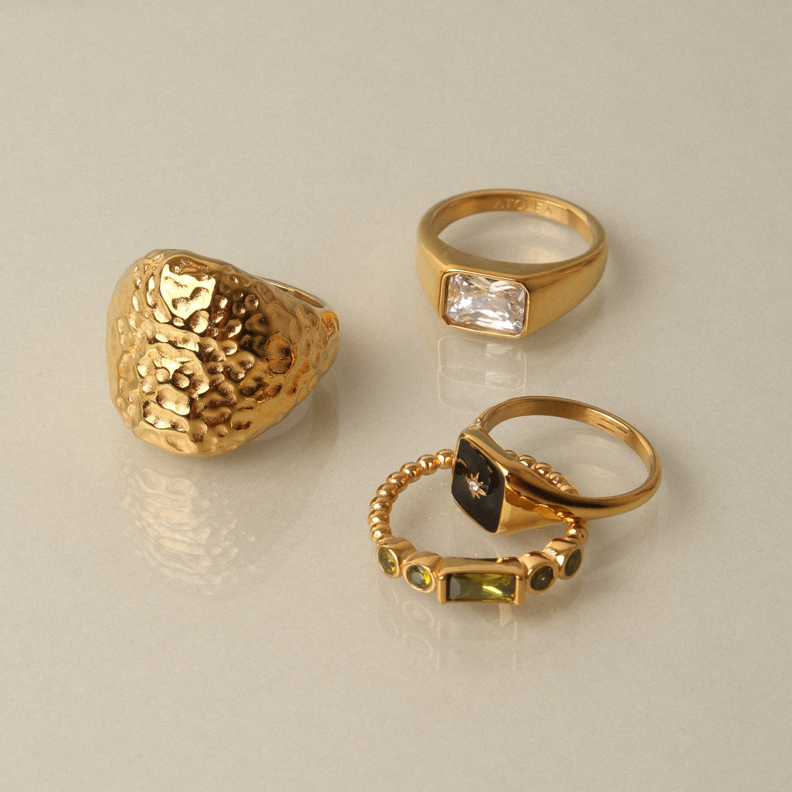 Athena Molten Ring