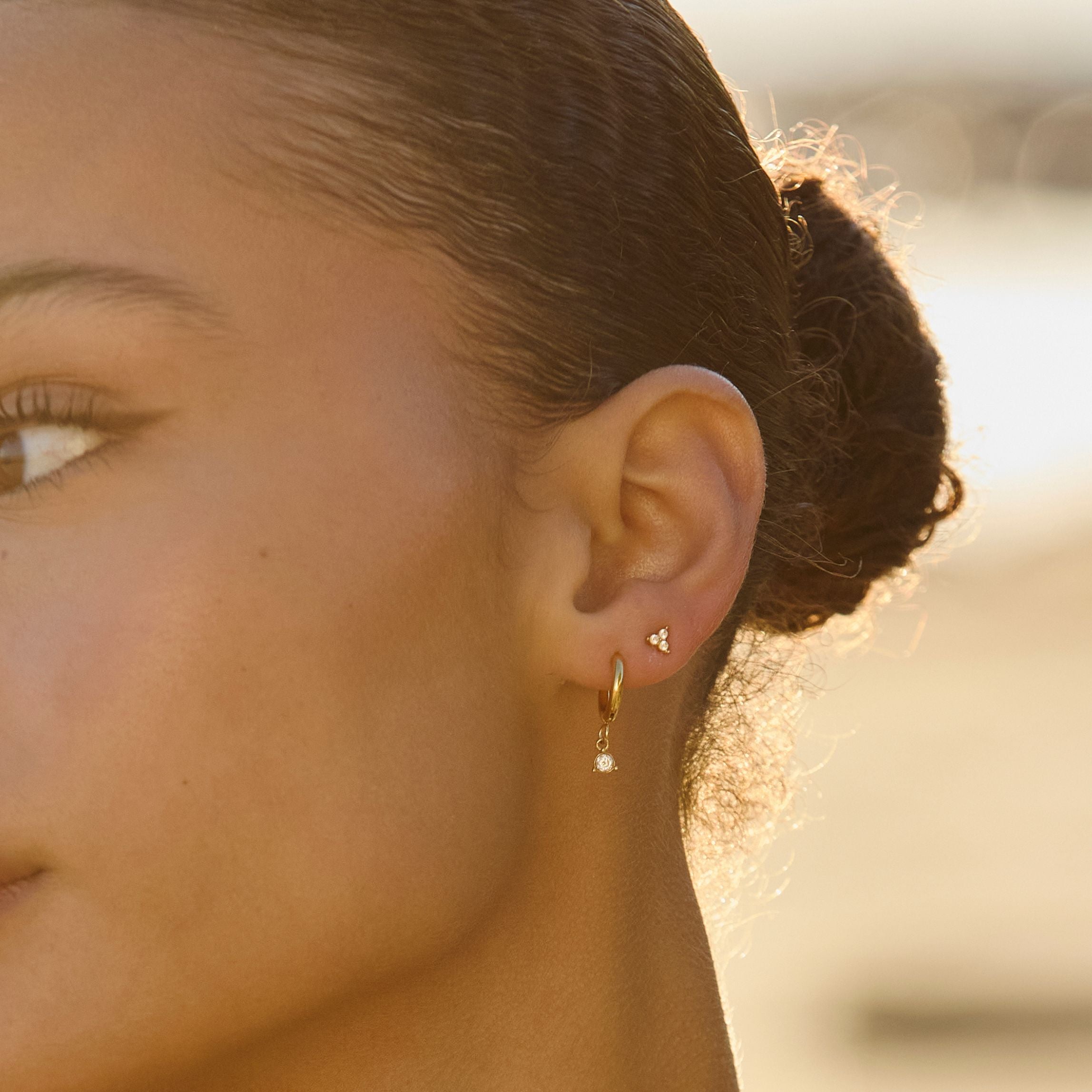 Athena Sparkle Drop Earrings
