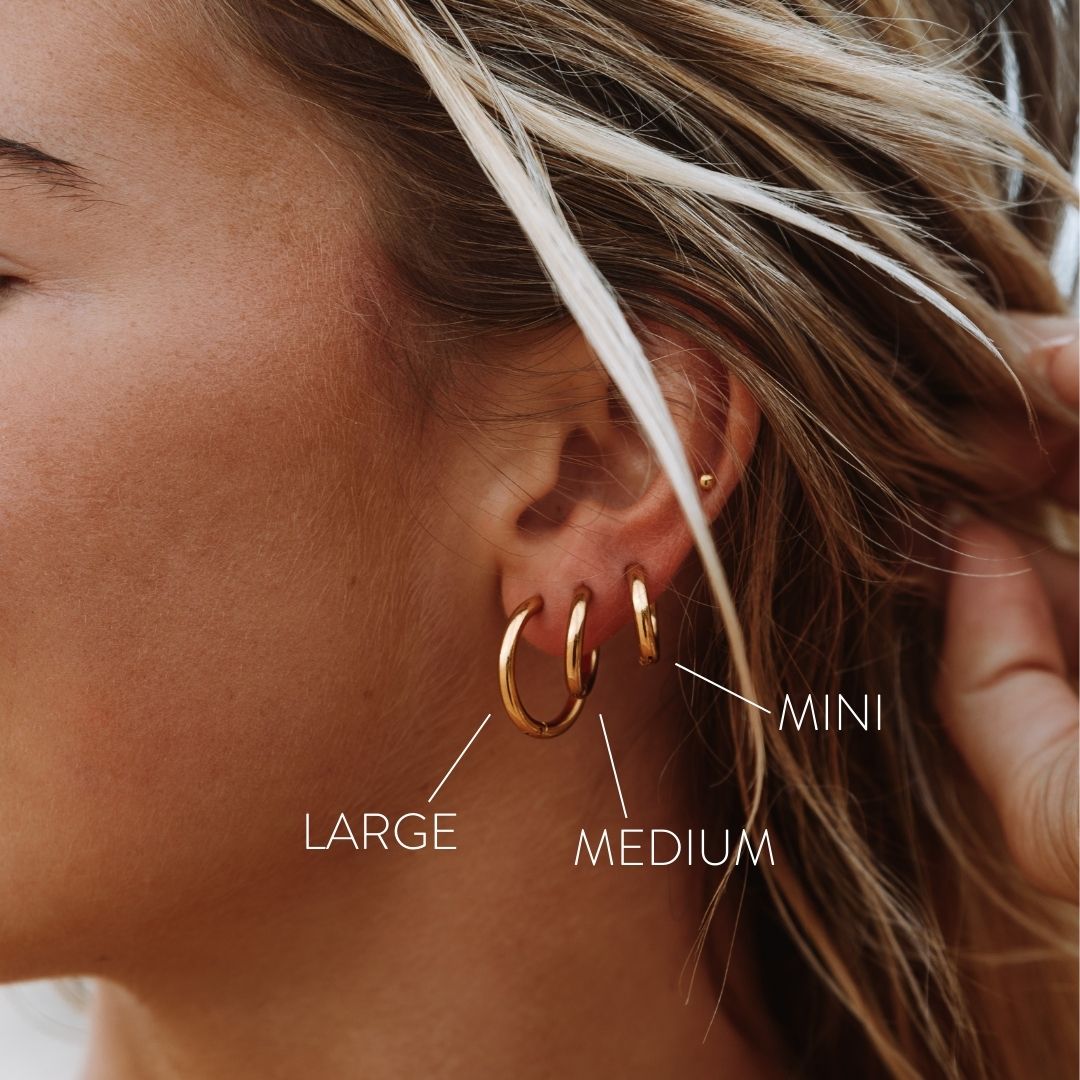 Athena Classic Hoop Earrings