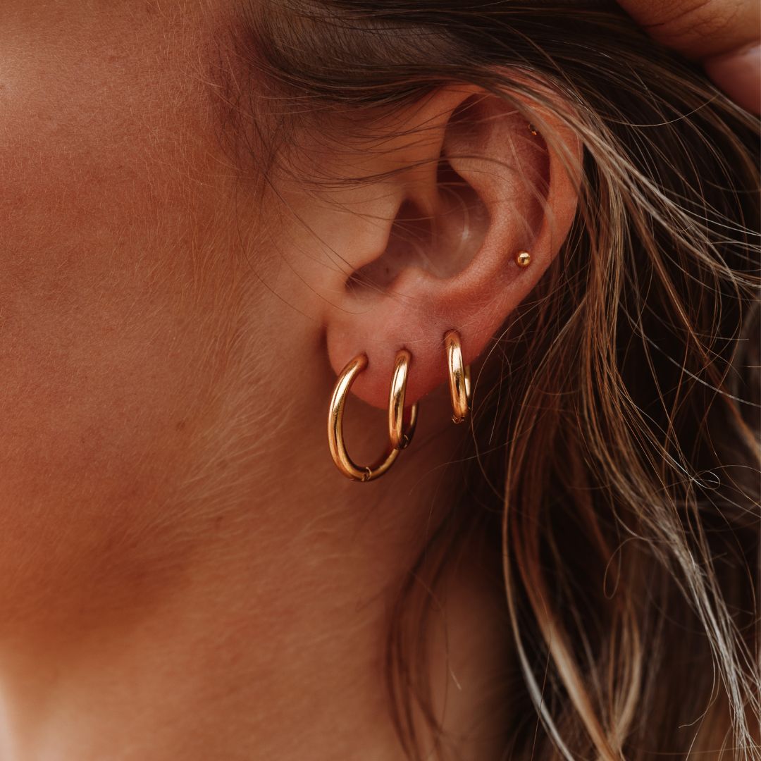 Athena Classic Hoop Earrings