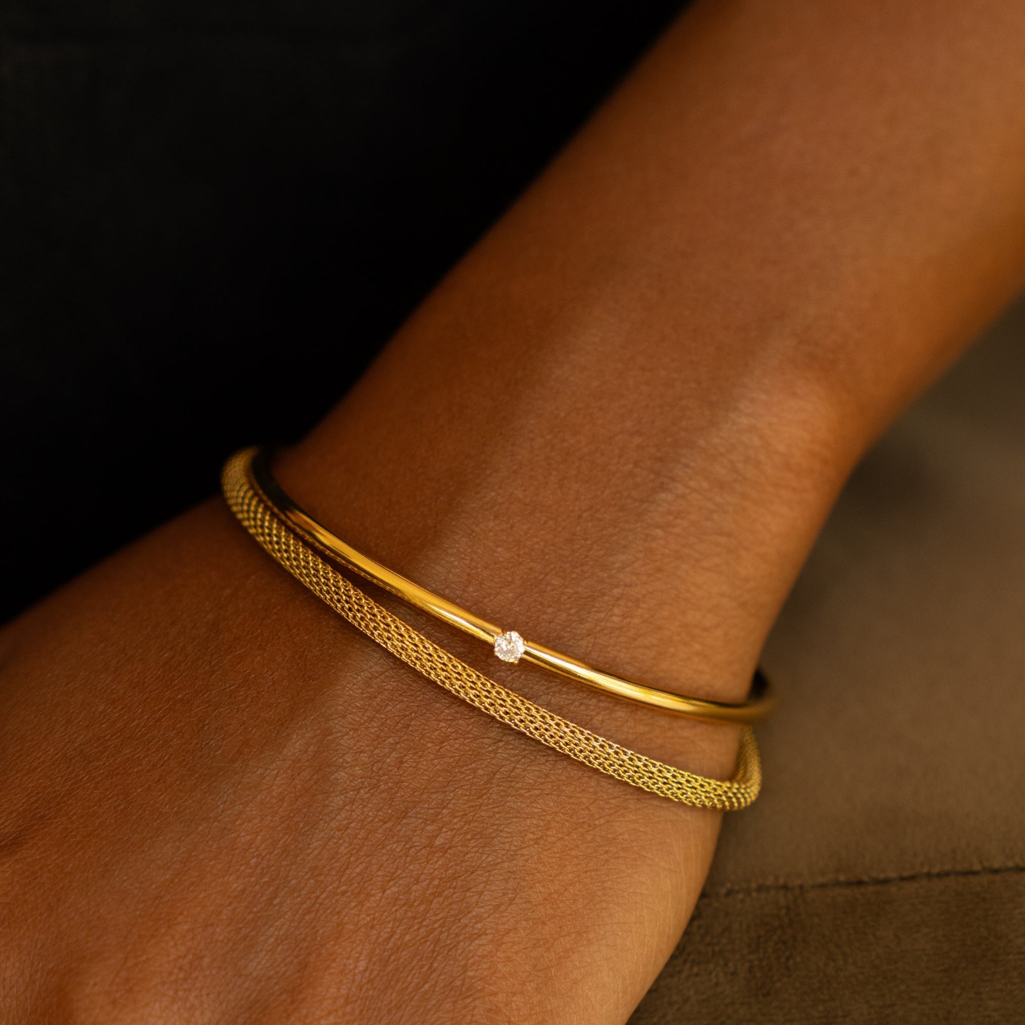 Athena Thin Solar Cuff