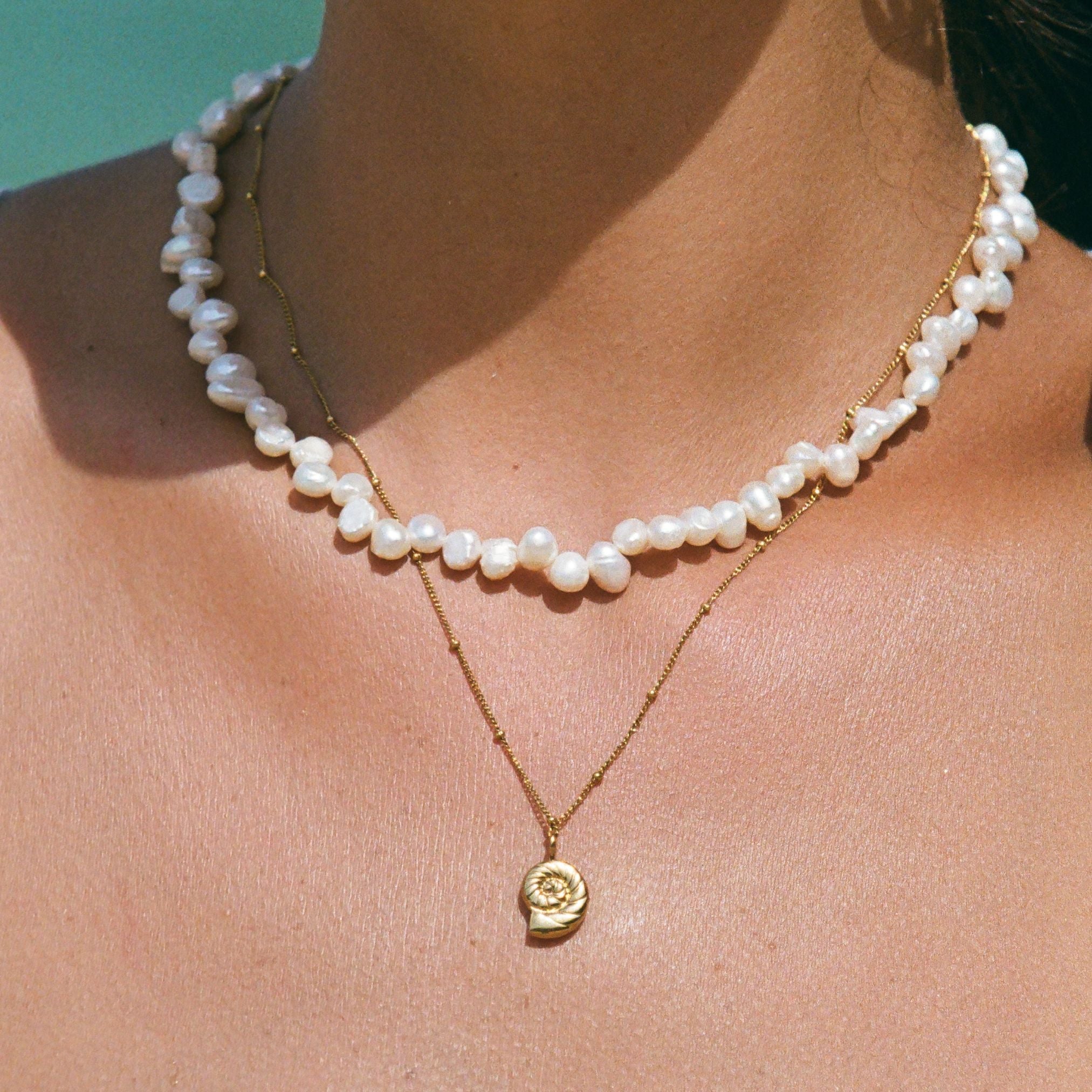 Athena Nautilus Necklace