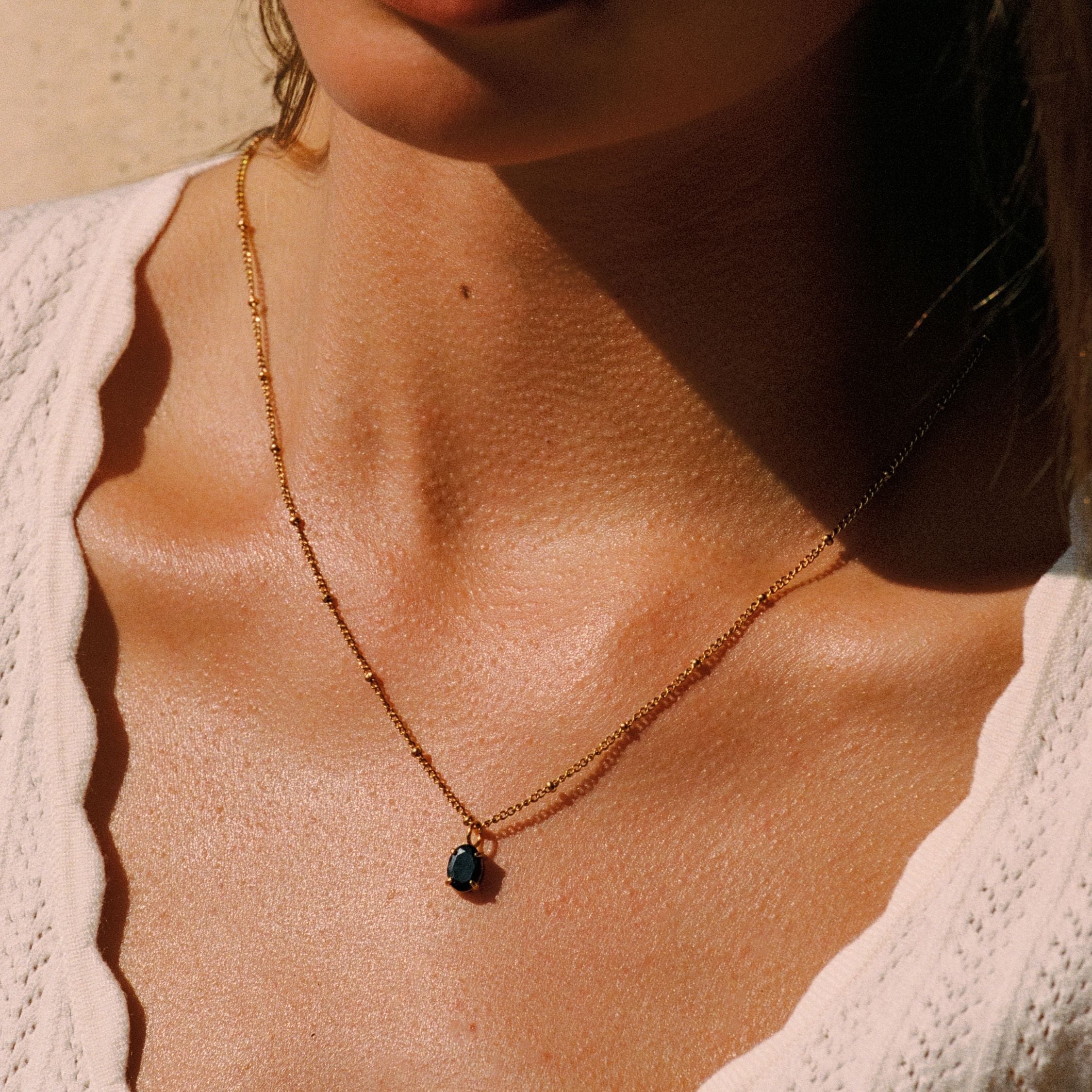Athena Obsidian Necklace