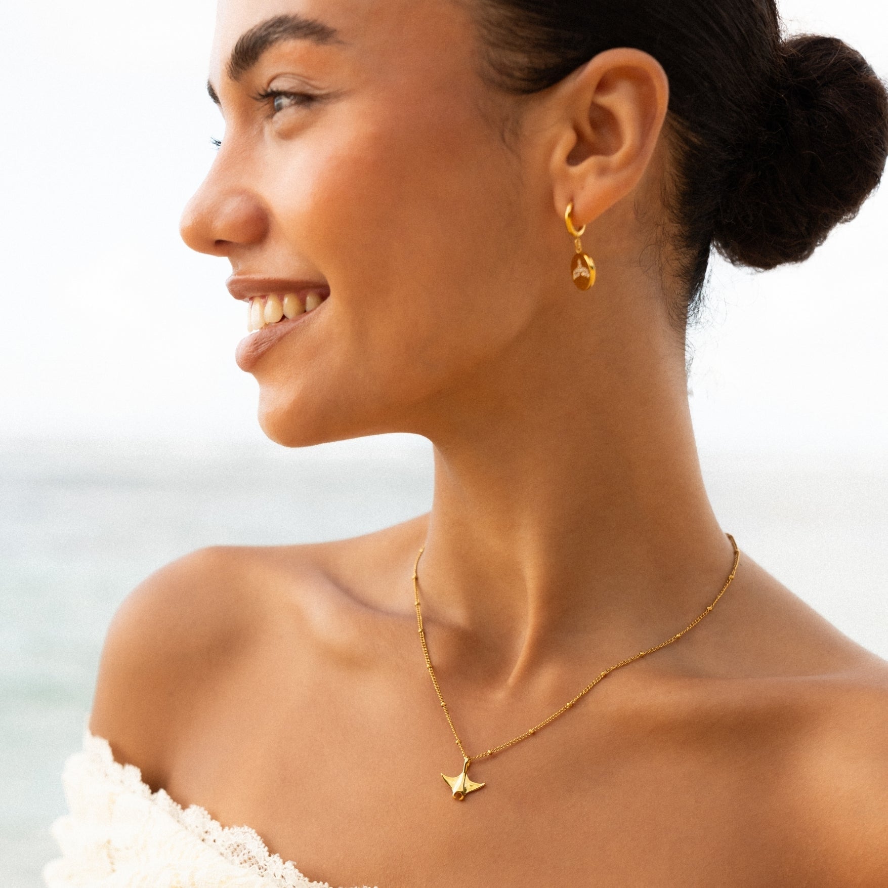 Athena Whale Tail Earrings