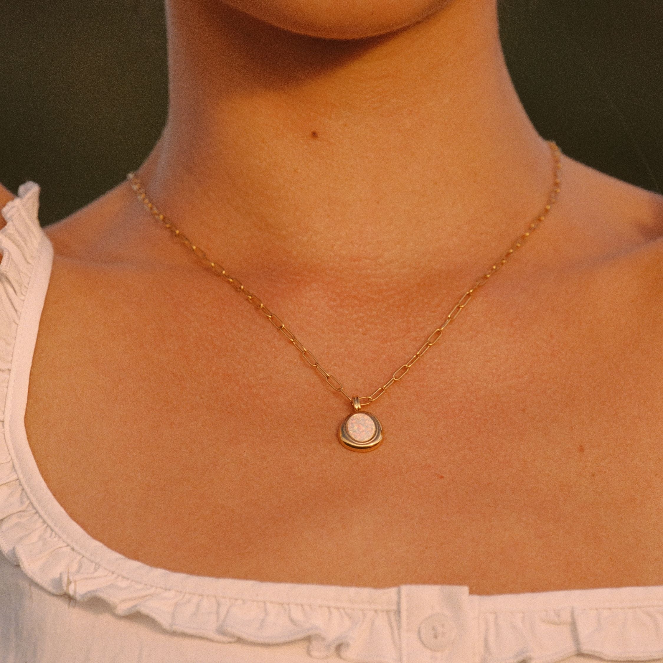 Athena Opal Aura Necklace