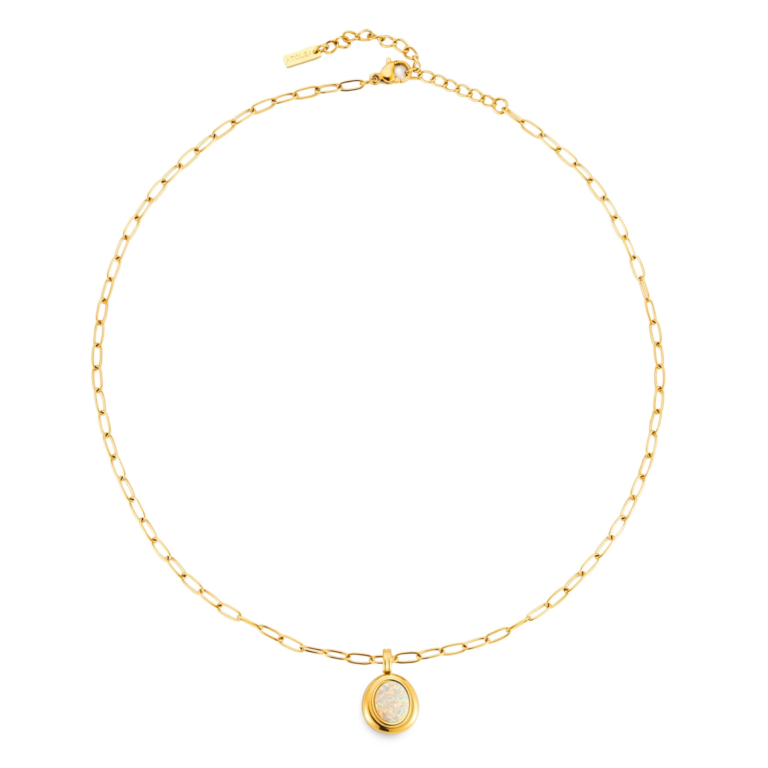 Athena Opal Aura Necklace