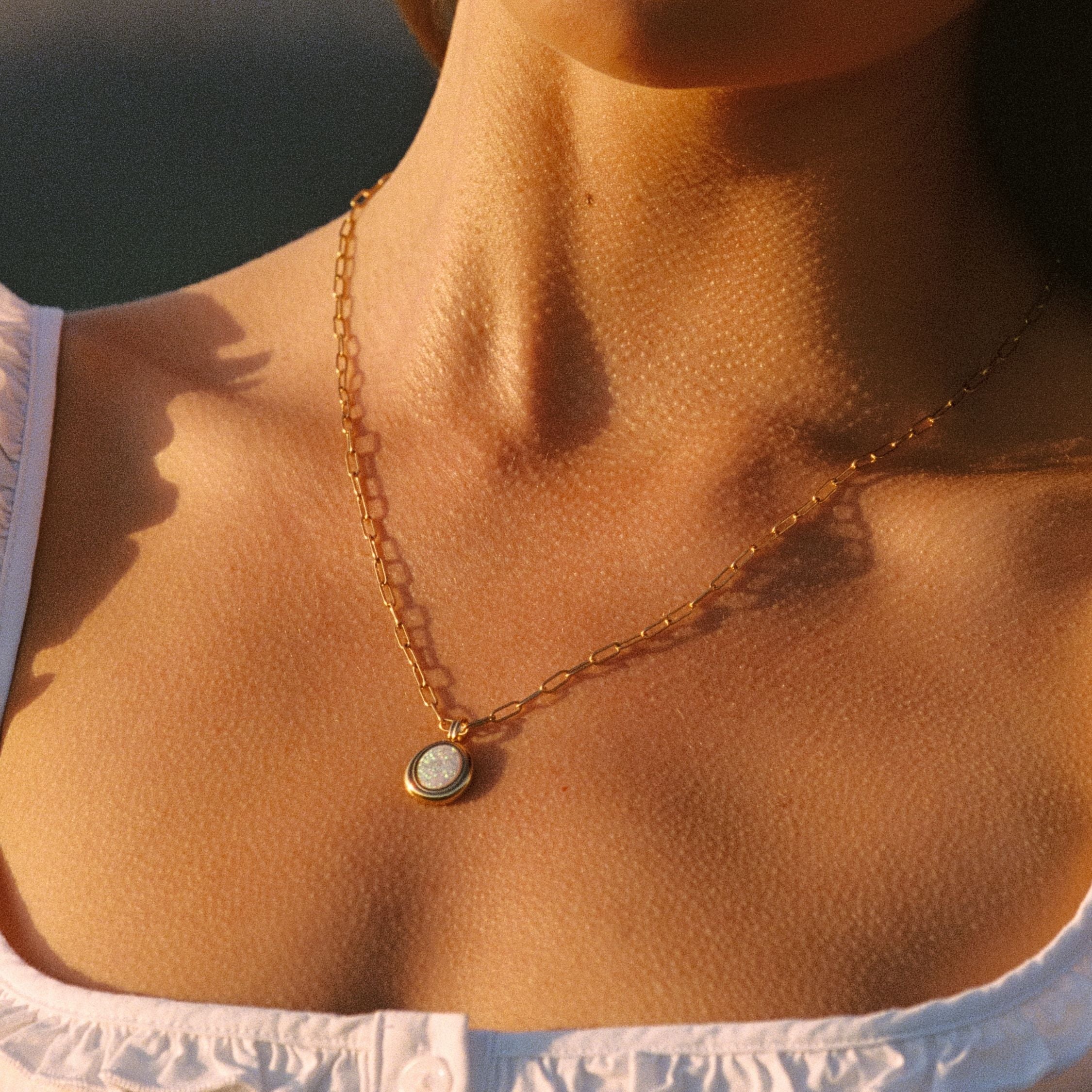 Athena Opal Aura Necklace