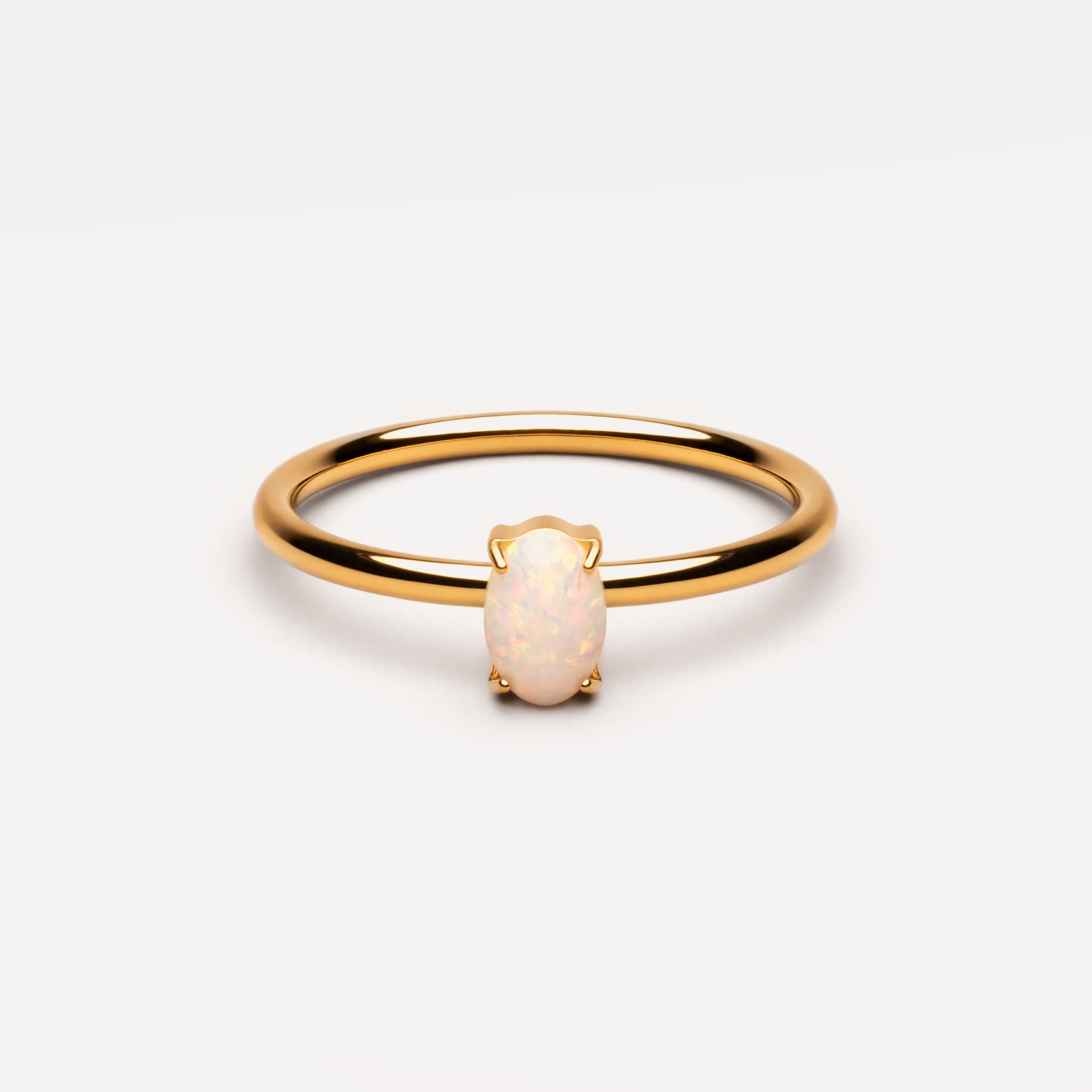 Athena Oval Opal Ring