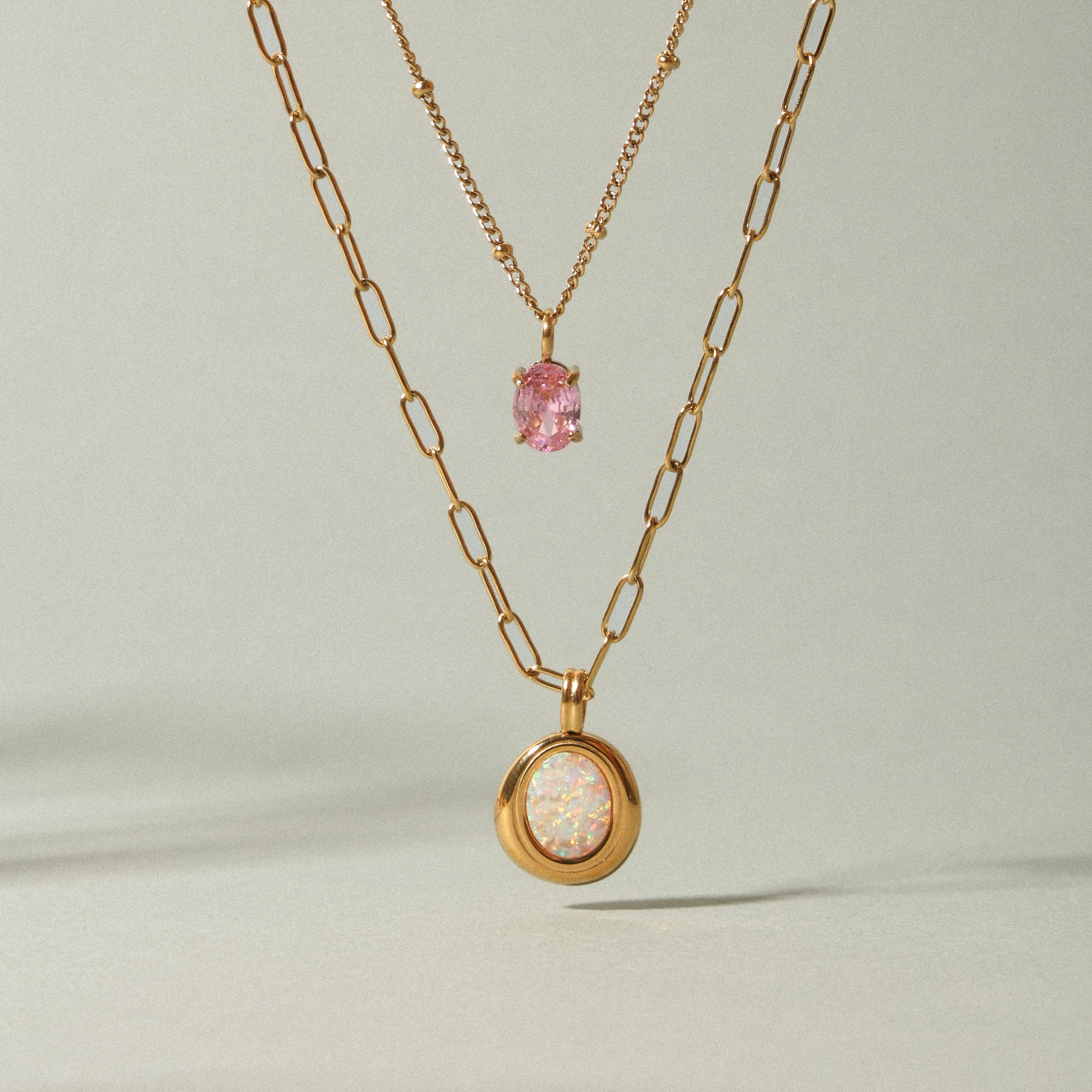 Athena Opal Aura Necklace