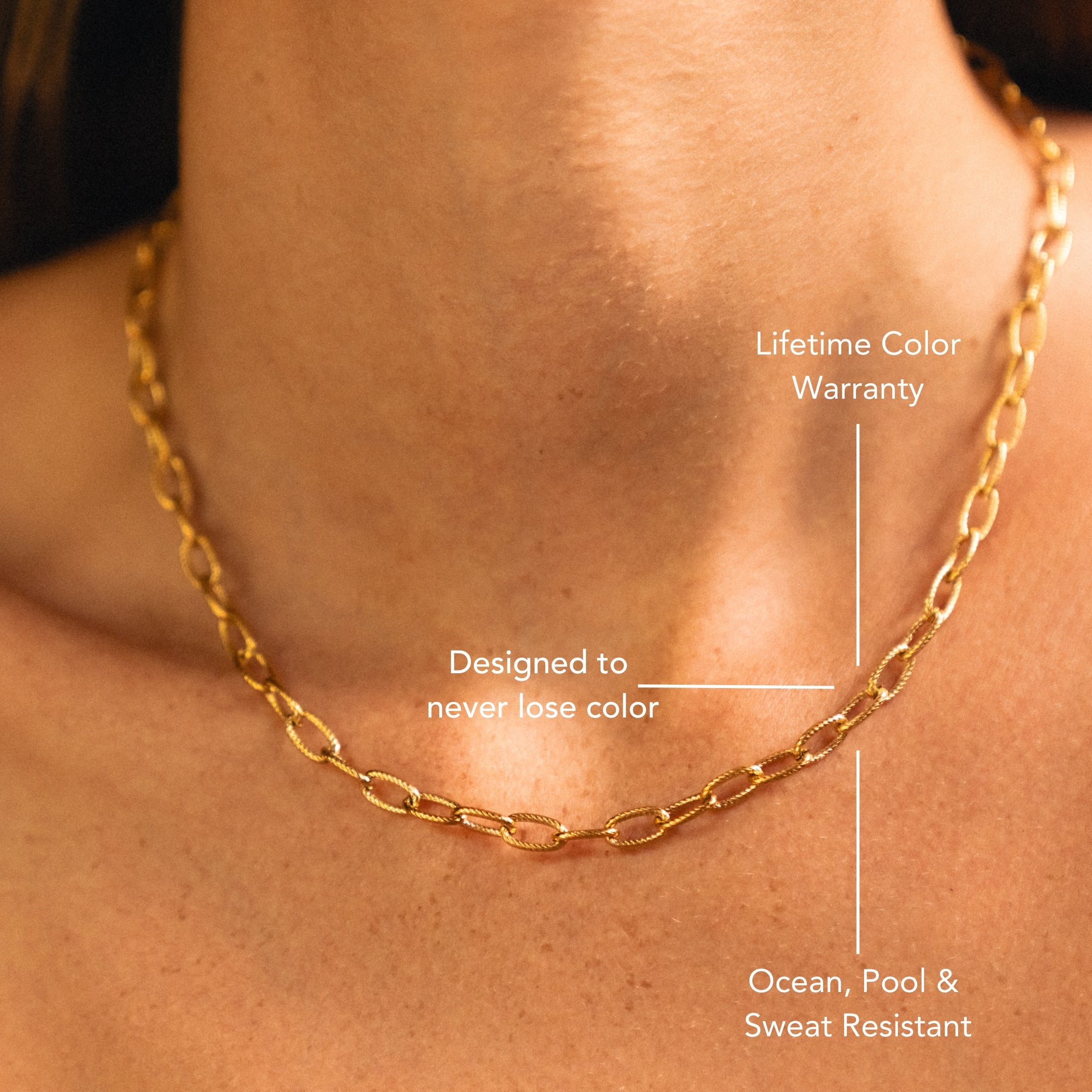 Athena Paperclip Toggle Choker