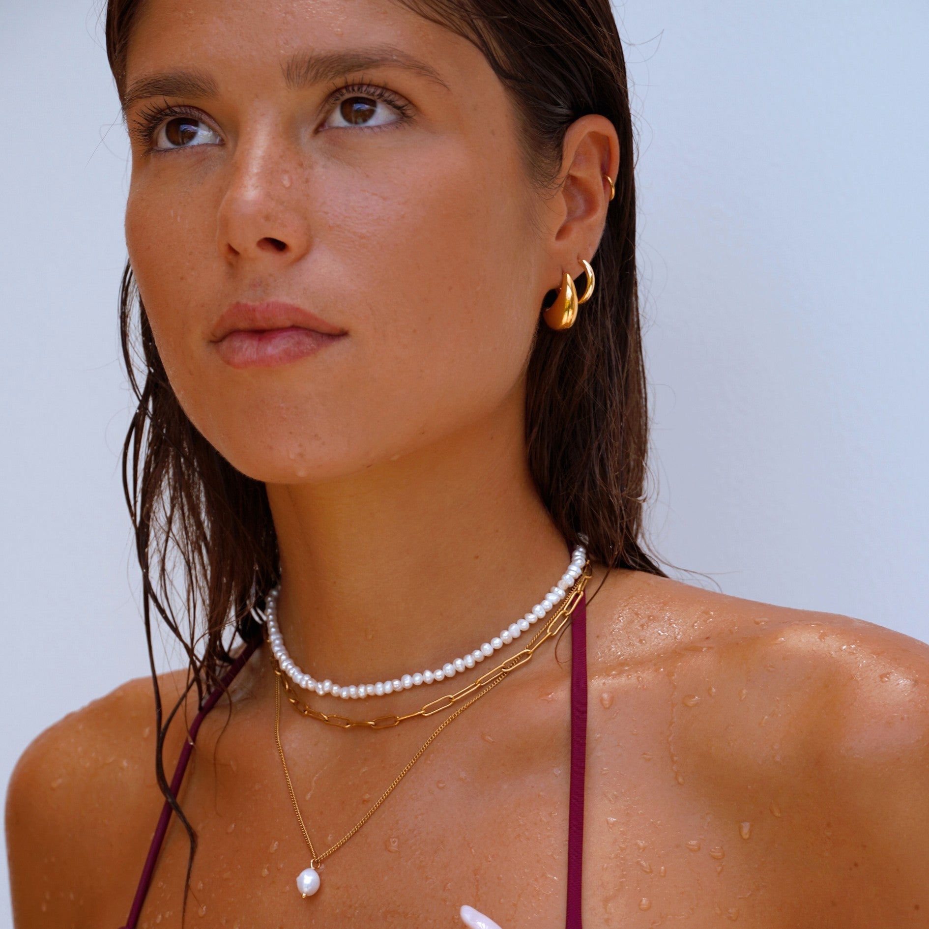 Athena Mini Freshwater Pearl Choker