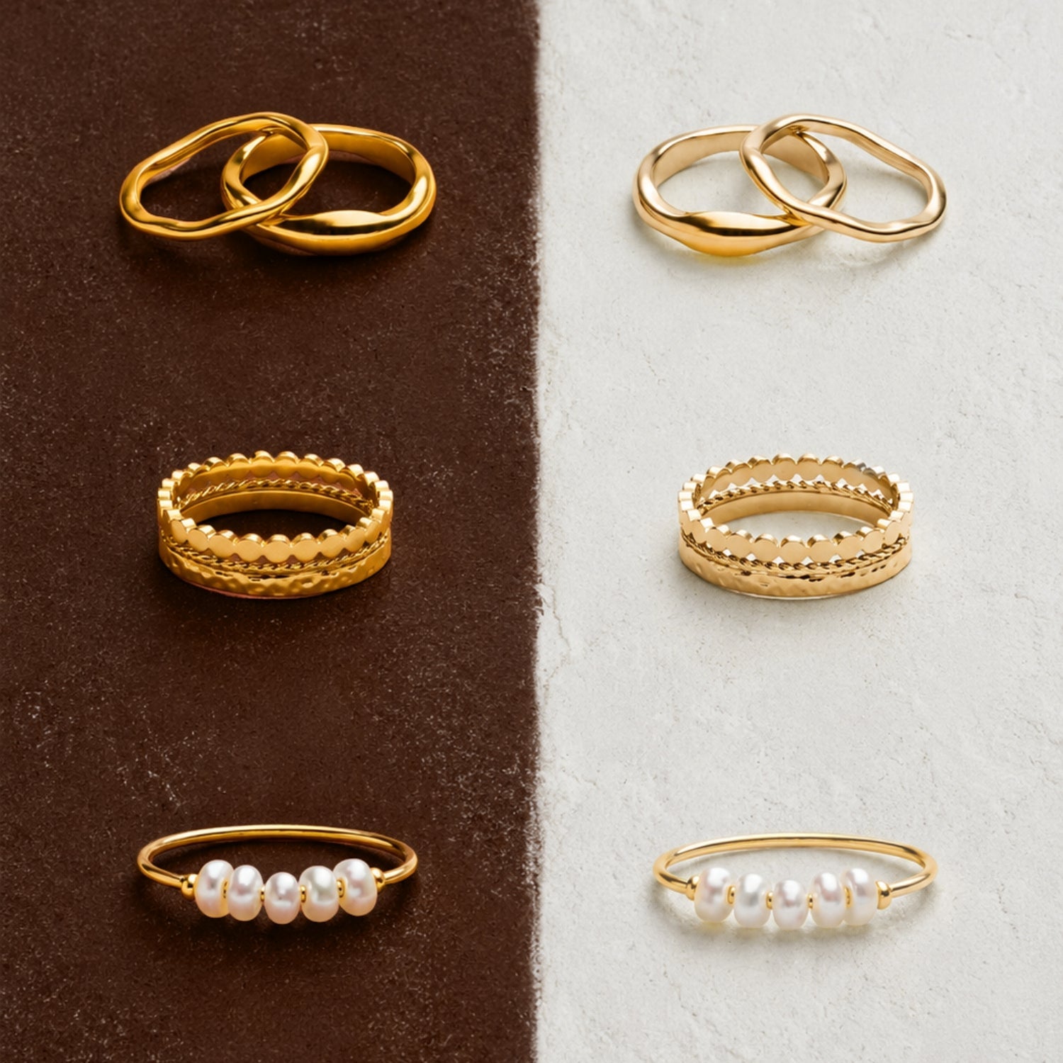 Athena Mini Pearls Ring