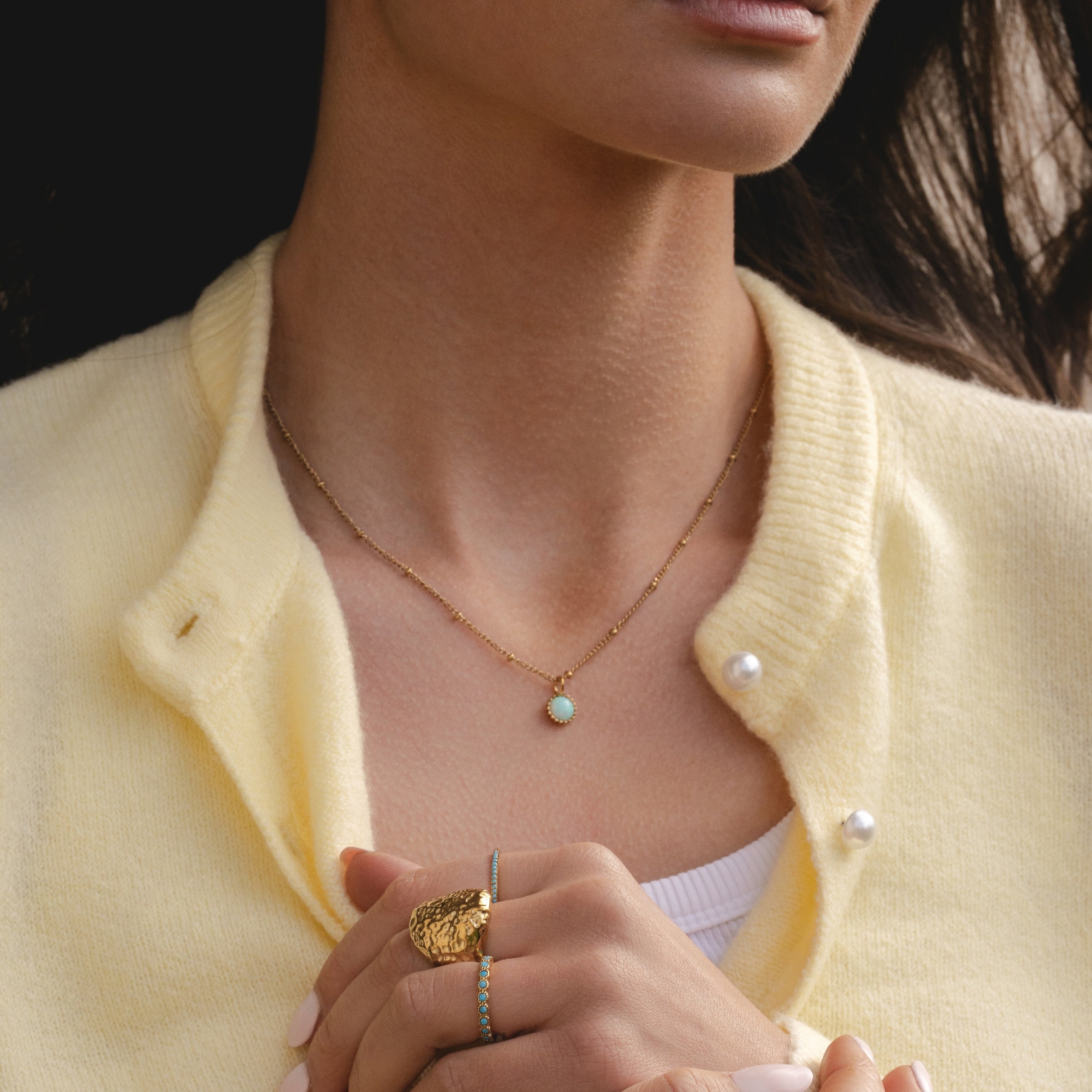 Athena Petite Opal Necklace