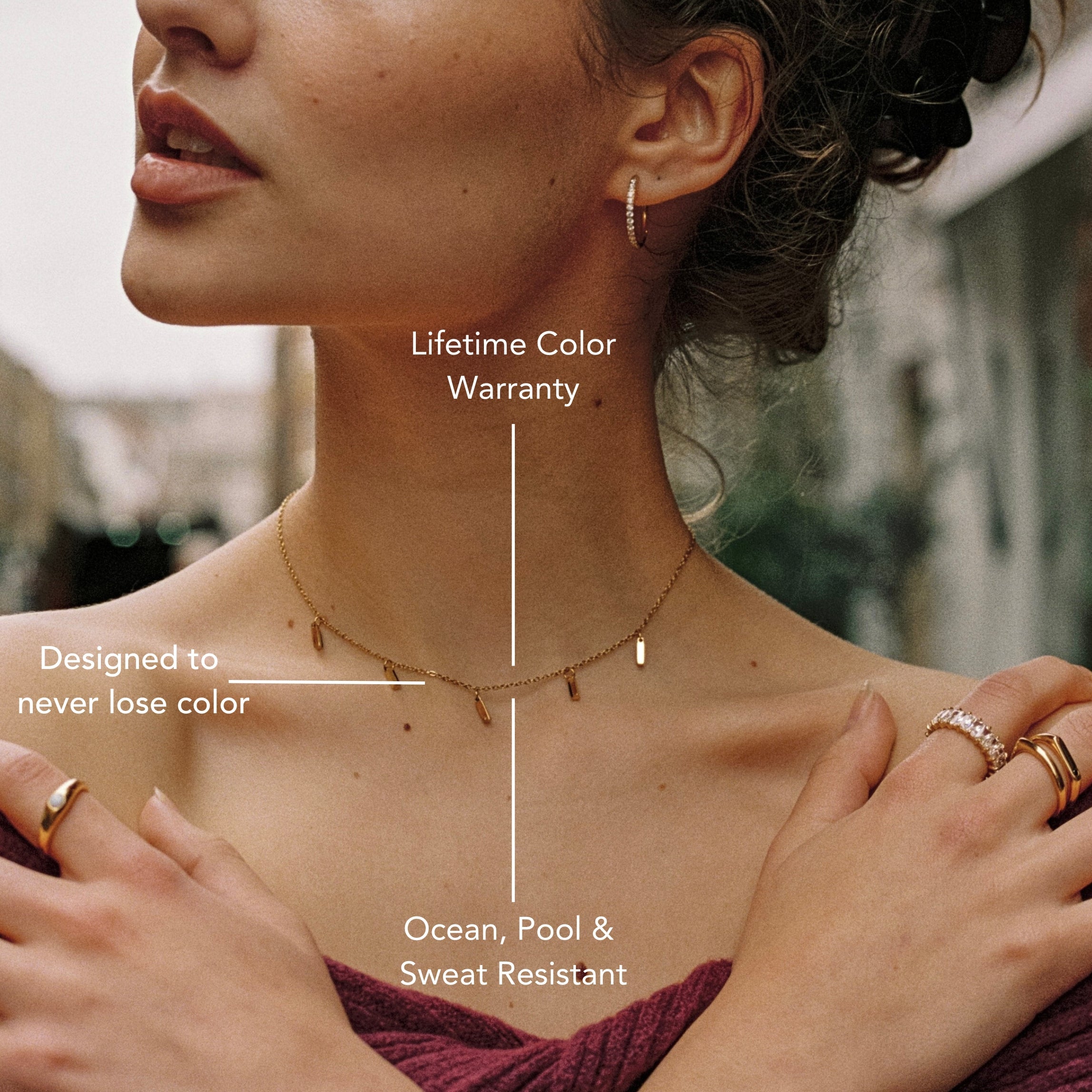 Athena Rain of Emeralds Choker