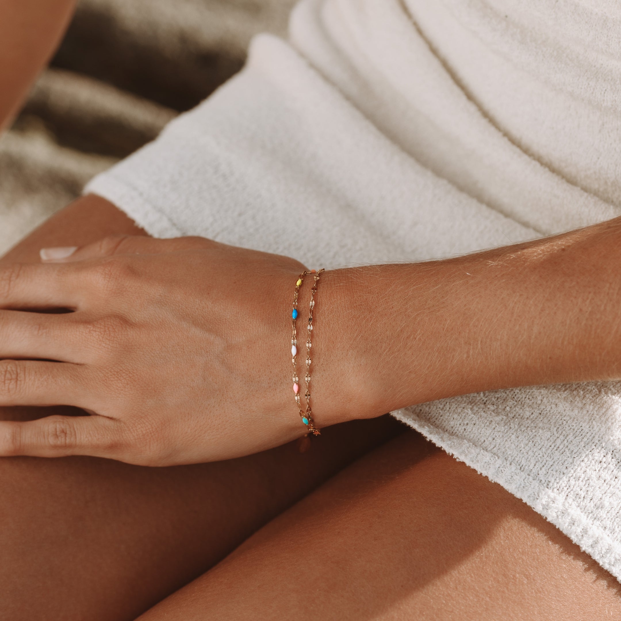 Athena Rainbow Dainty Bracelet
