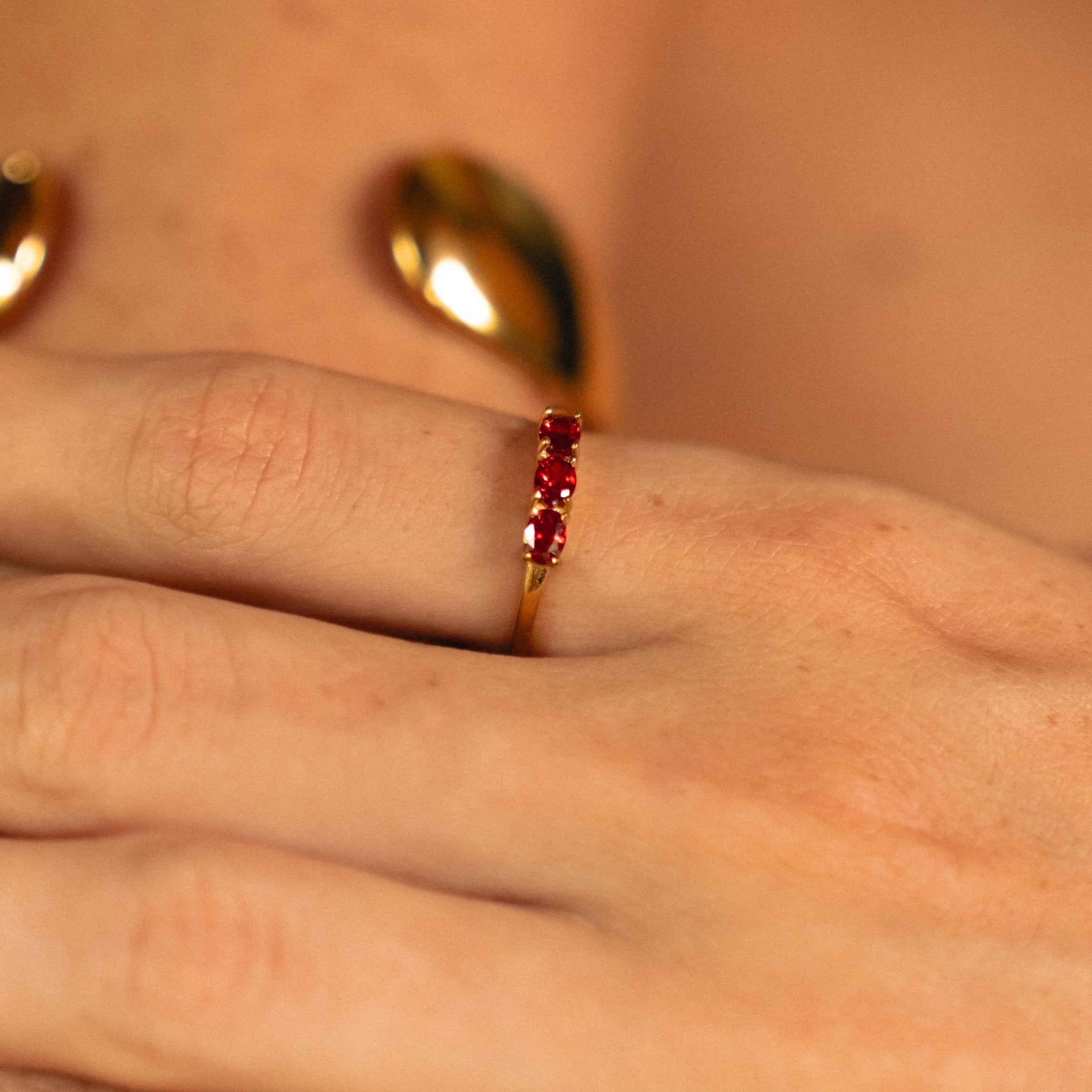 Athena Raspberry Ring
