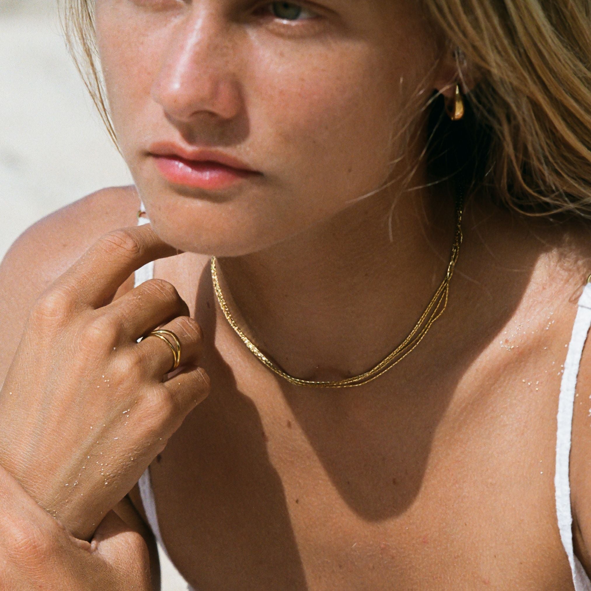 Athena "Riviera" Layered Choker