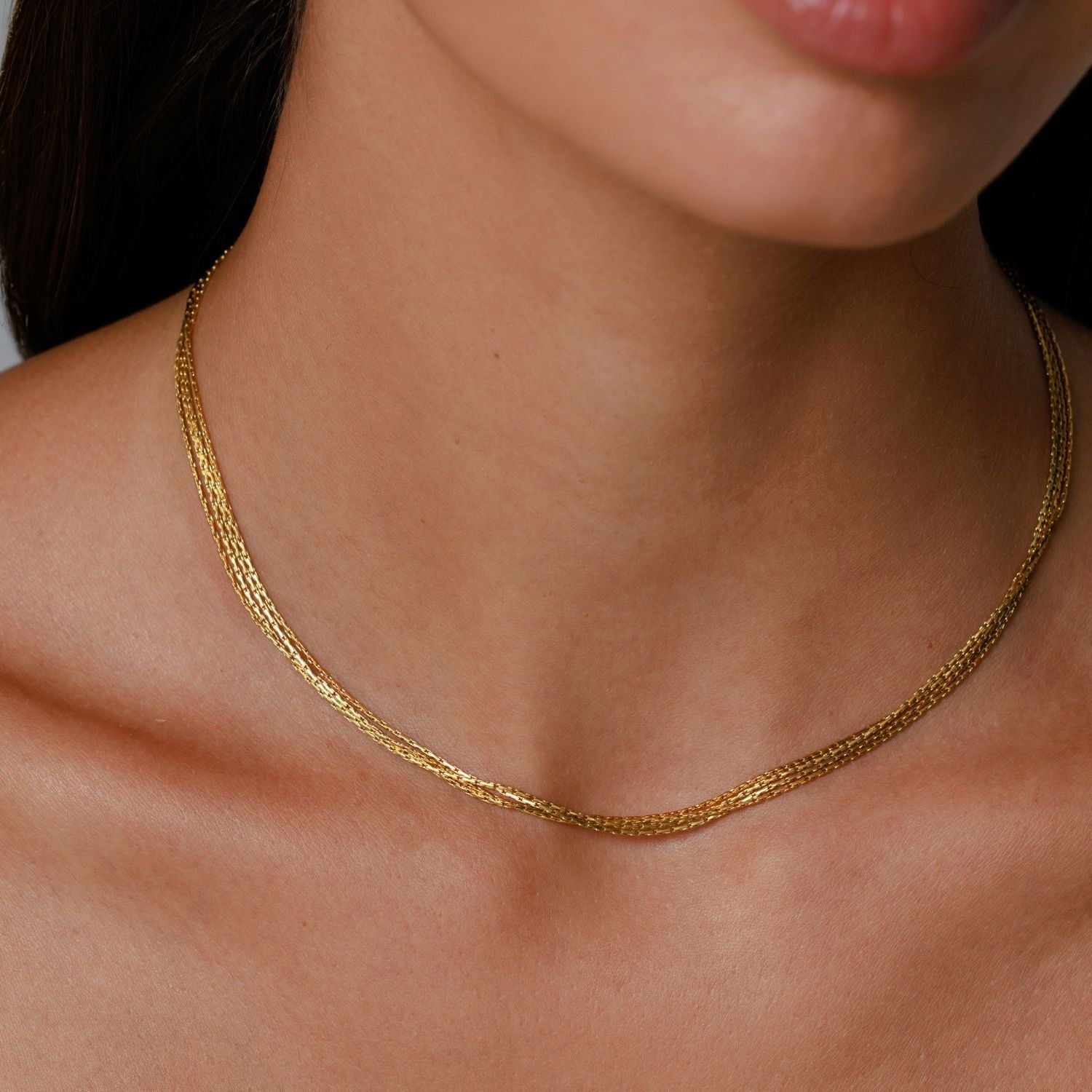 Athena "Riviera" Layered Choker