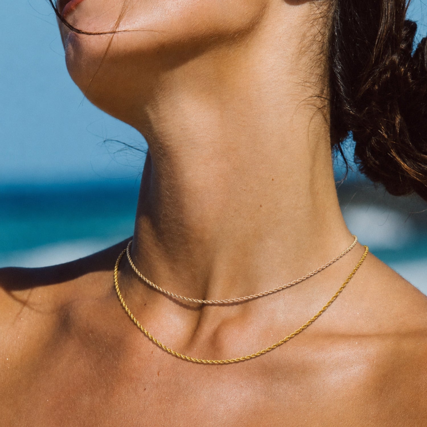 Athena "Calvi" Rope Chain Necklace