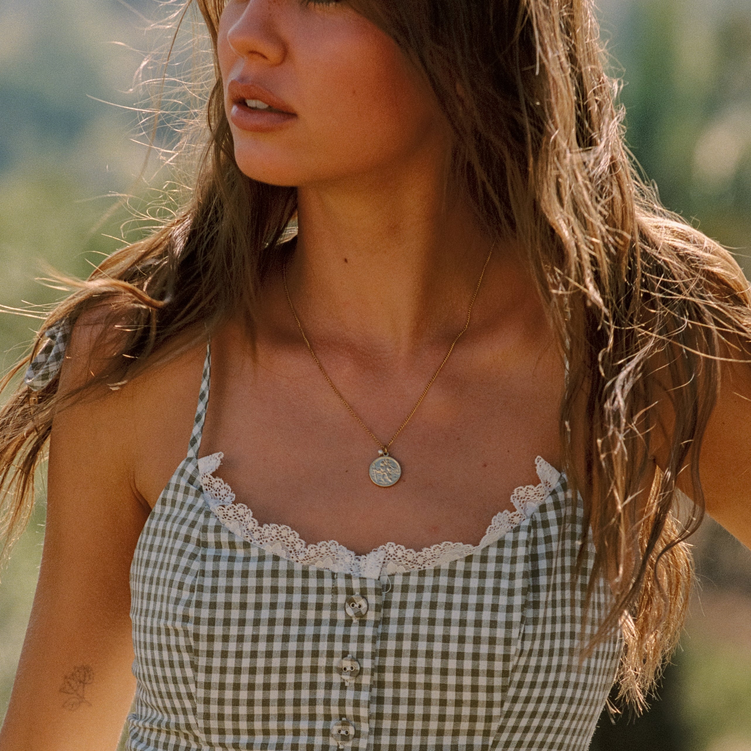 Athena St.Christopher Necklace