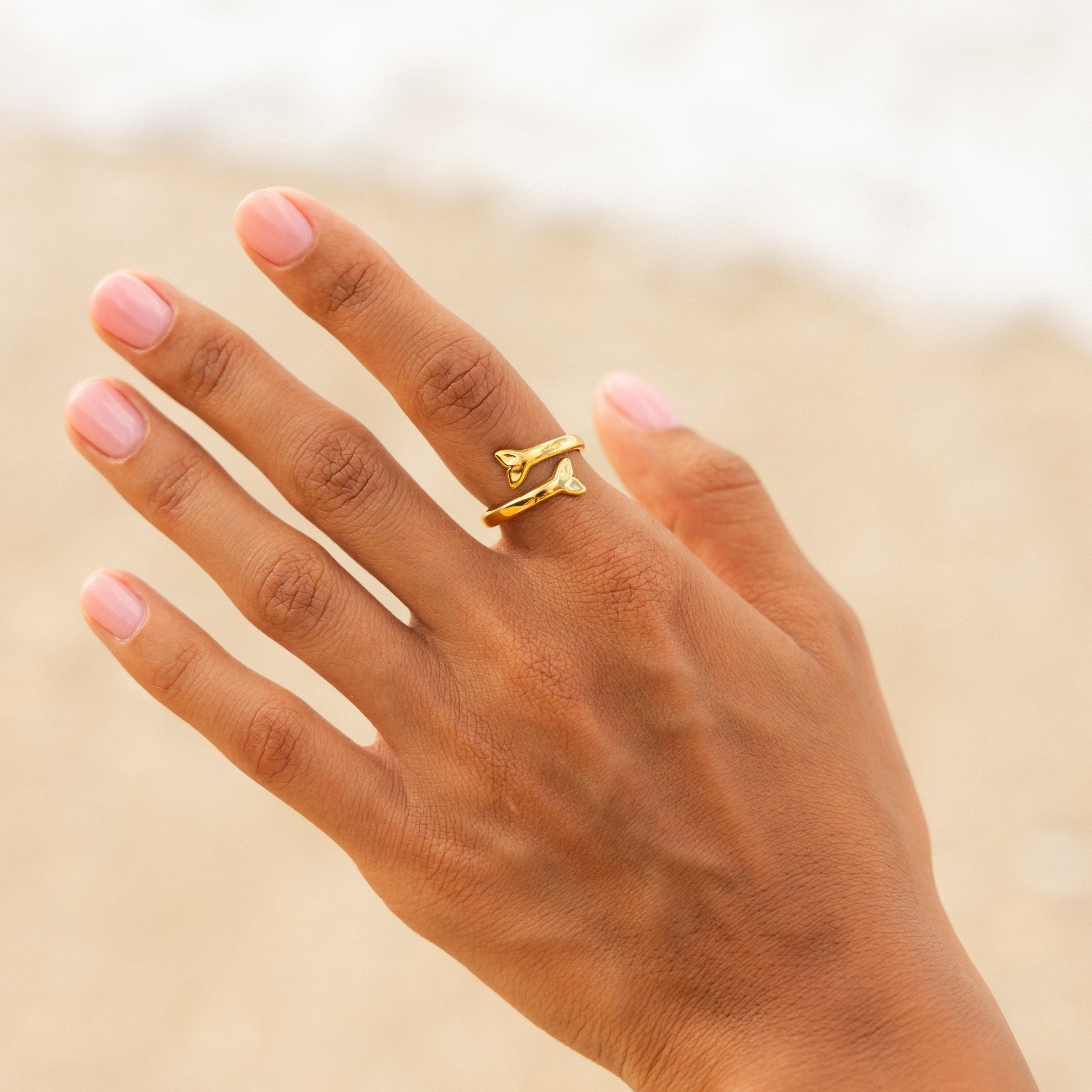 Athena Whale Tail Ring