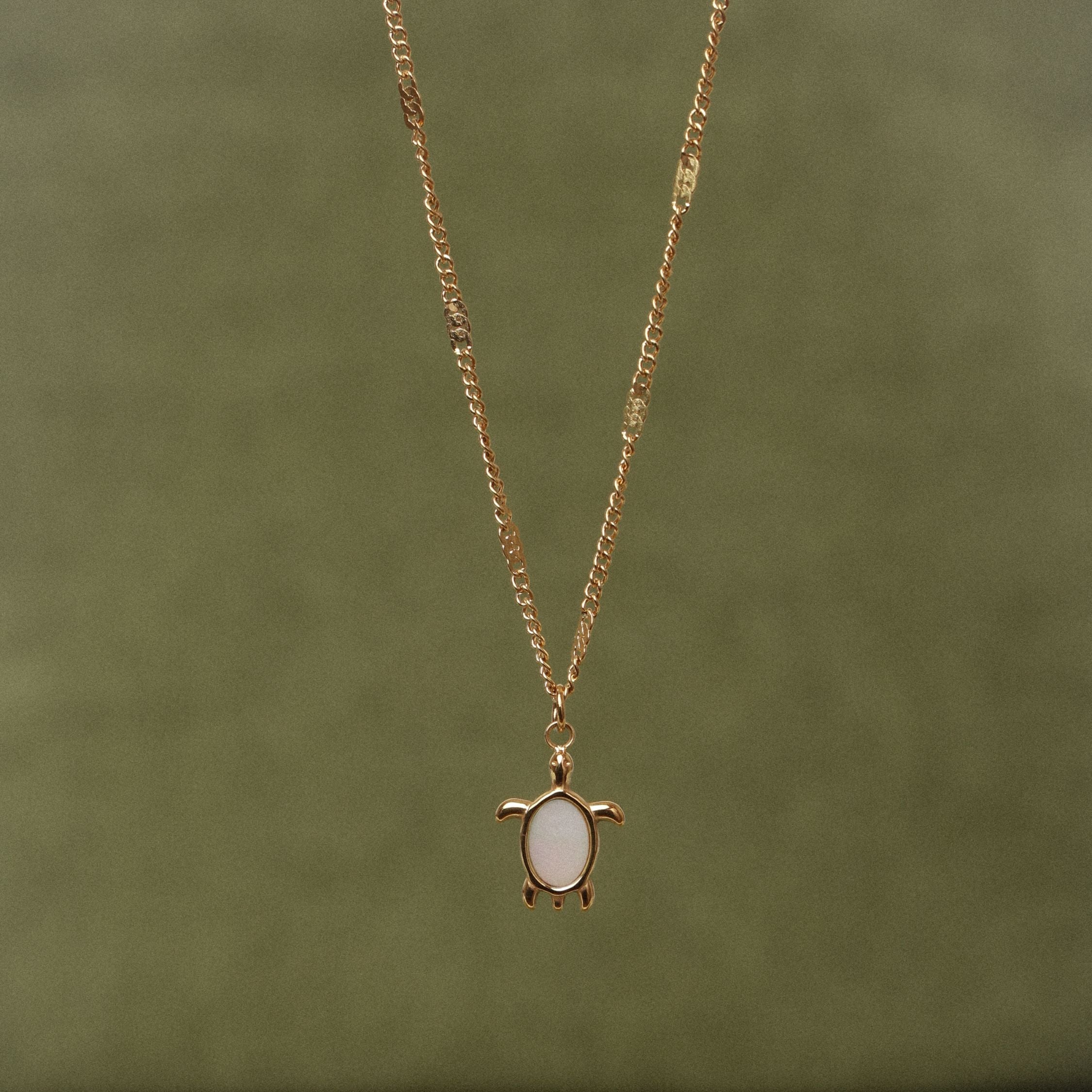 Athena Turtle Guardian Necklace