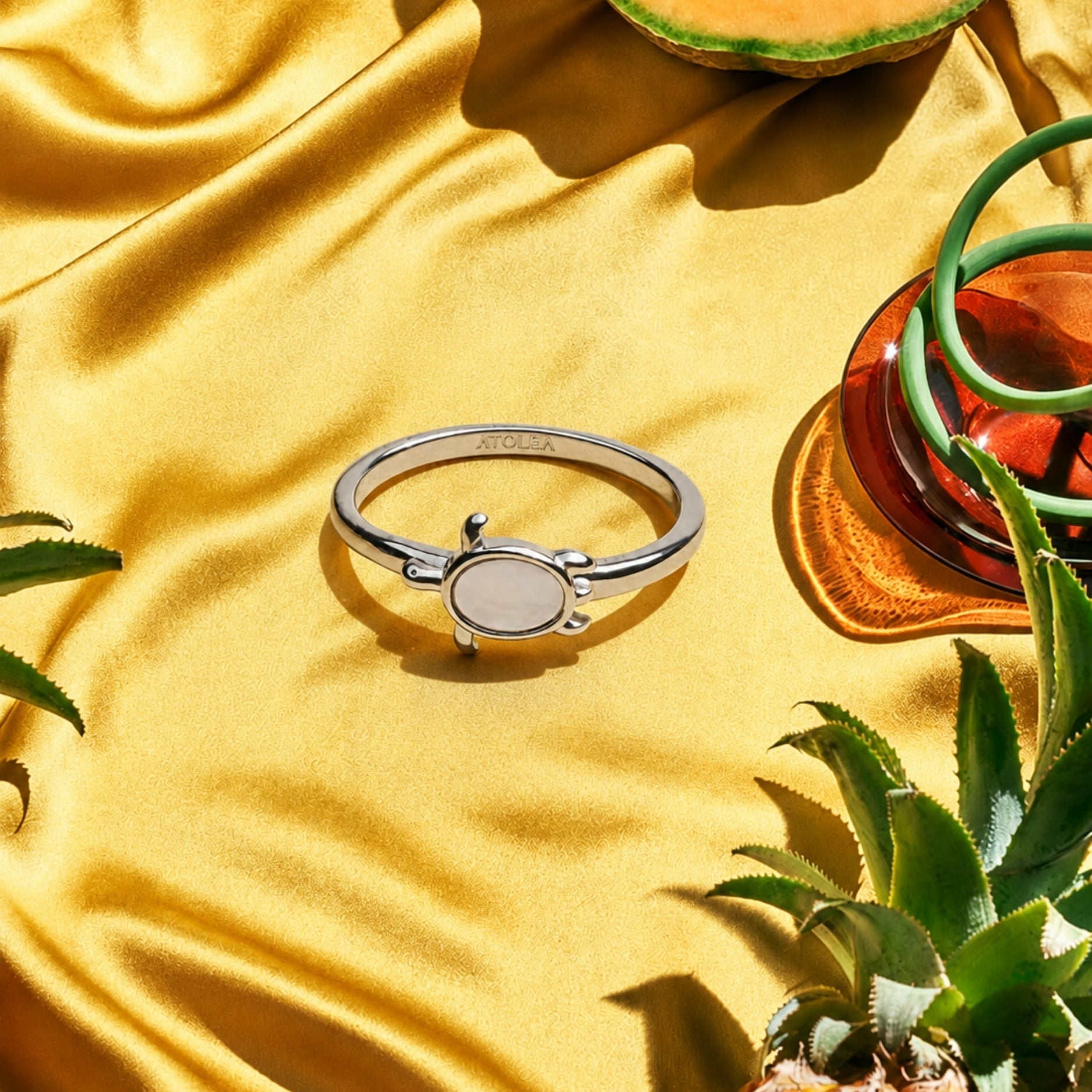 Athena Sea Turtle Ring