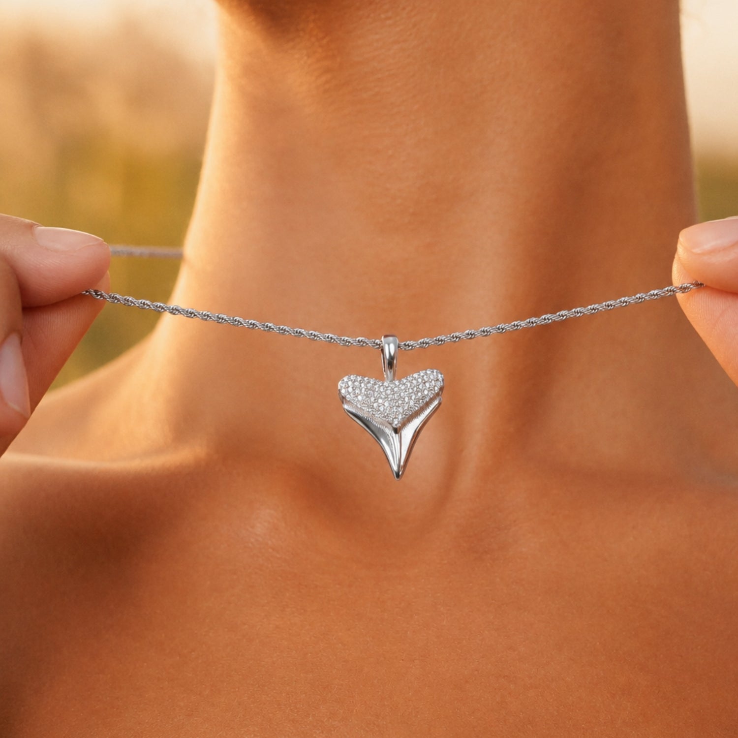 Athena Shark Tooth Pendant