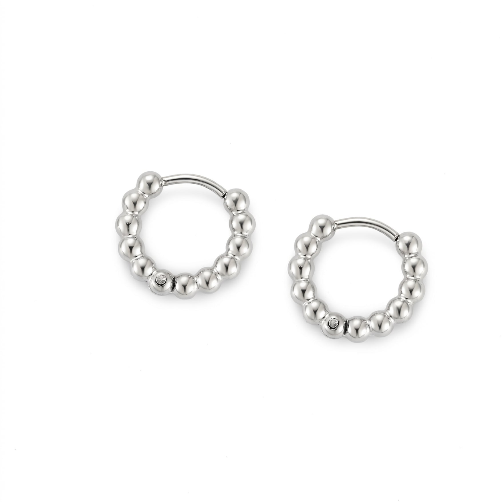 Athena Beaded Hoops Earrings