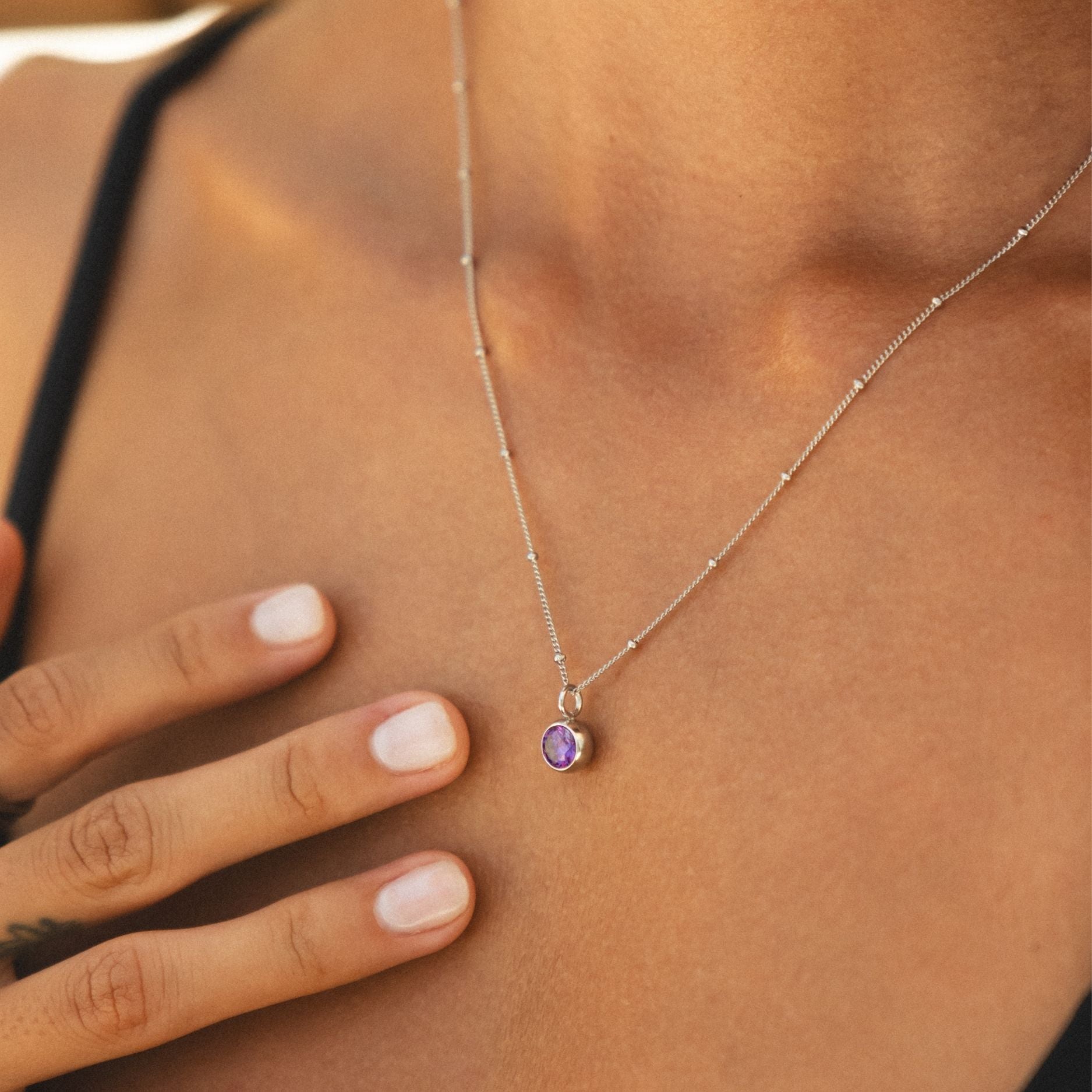 Athena Birthstone Necklace