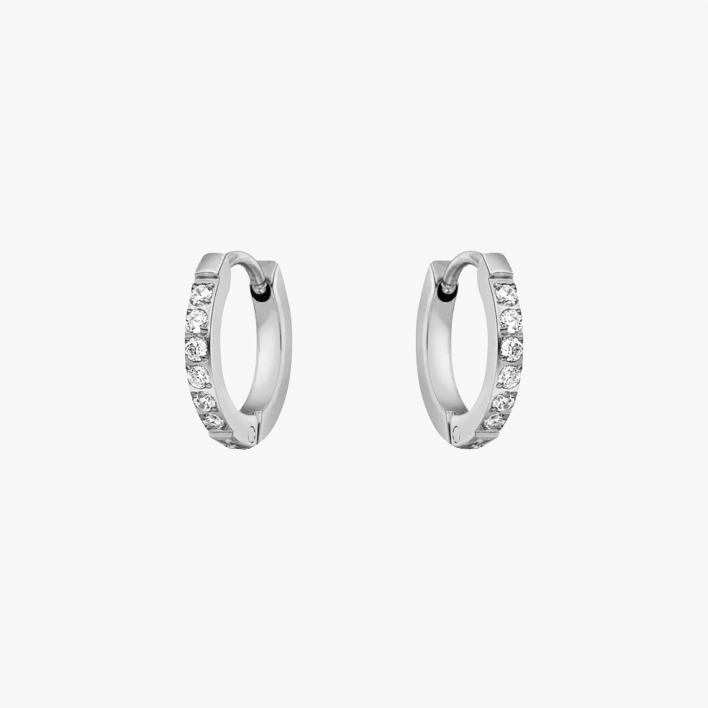 Athena Tiny Gold Hoop Earrings