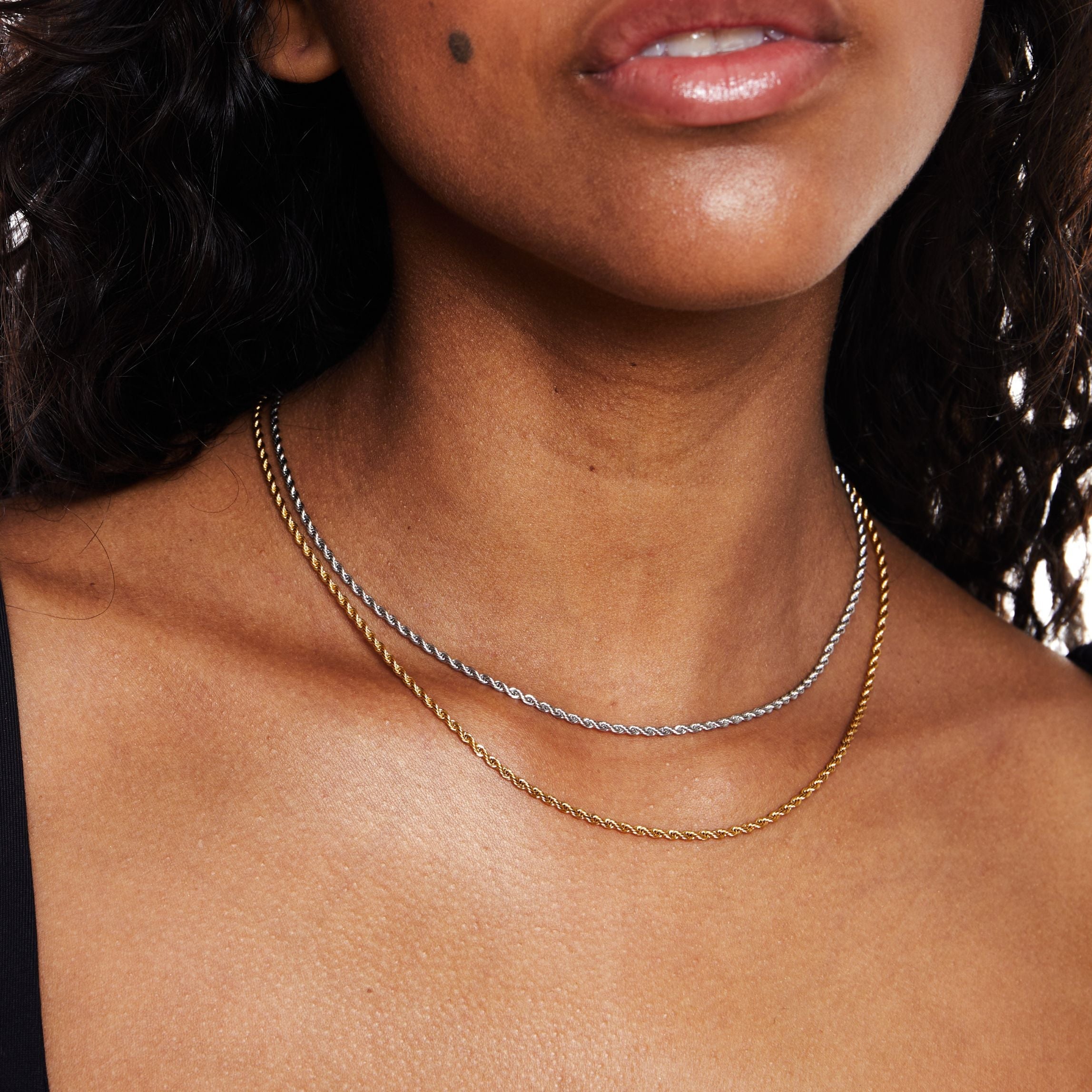 Athena "Calvi" Rope Chain Necklace