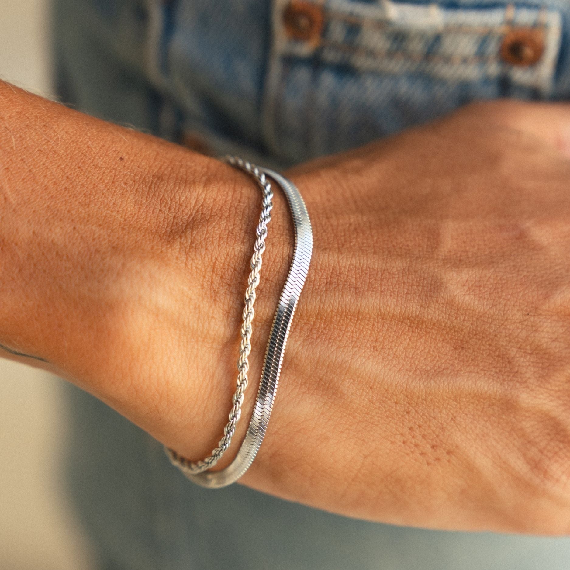 Athena "Ios" Layered Bracelet