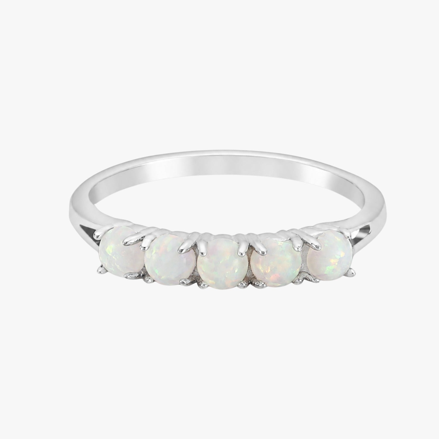 Athena Opal Band Ring