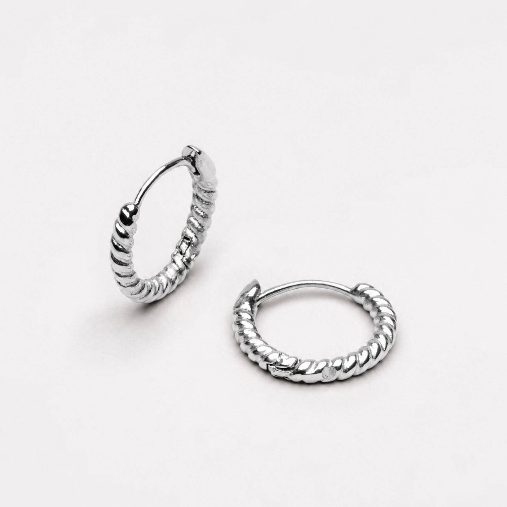 Athena Twisted Hoops Earrings