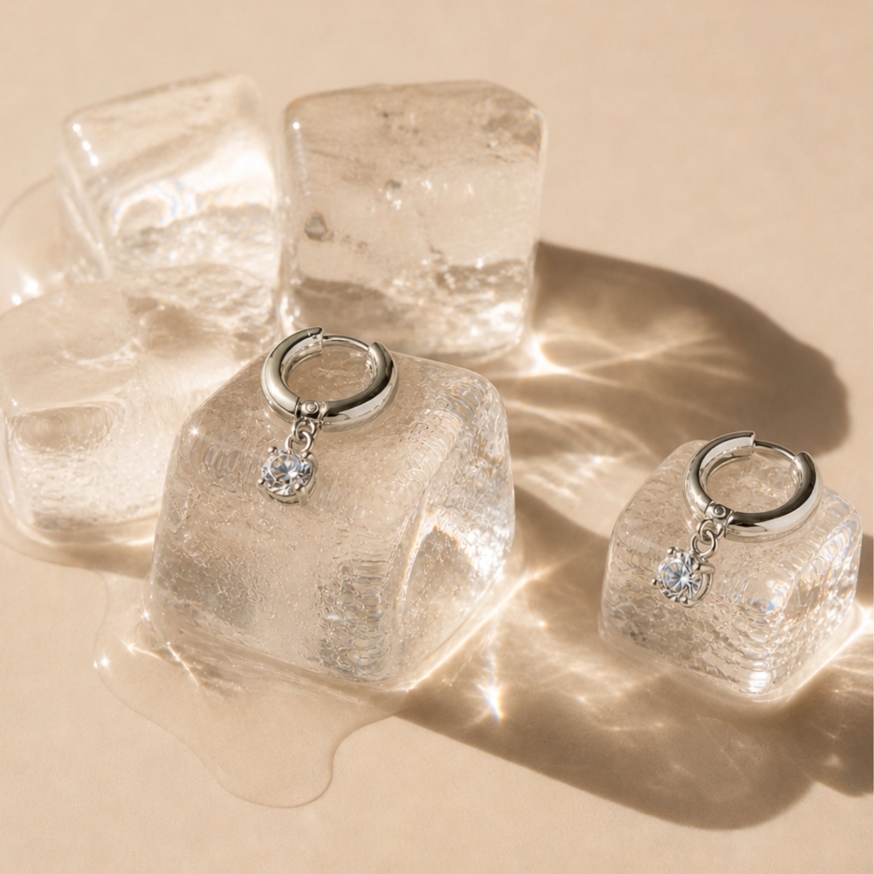 Athena Sparkle Drop Earrings