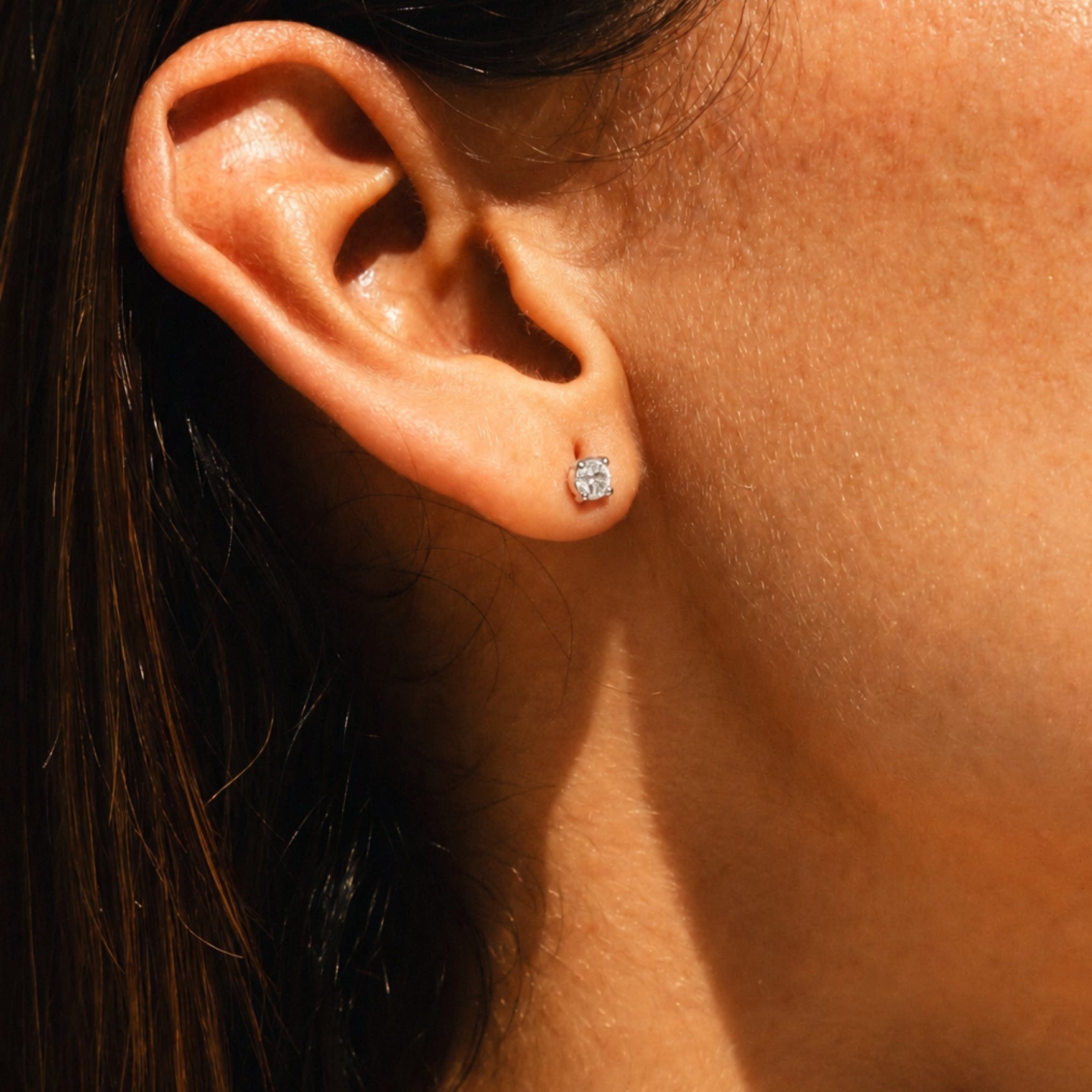 Athena Zircon Stud Earrings