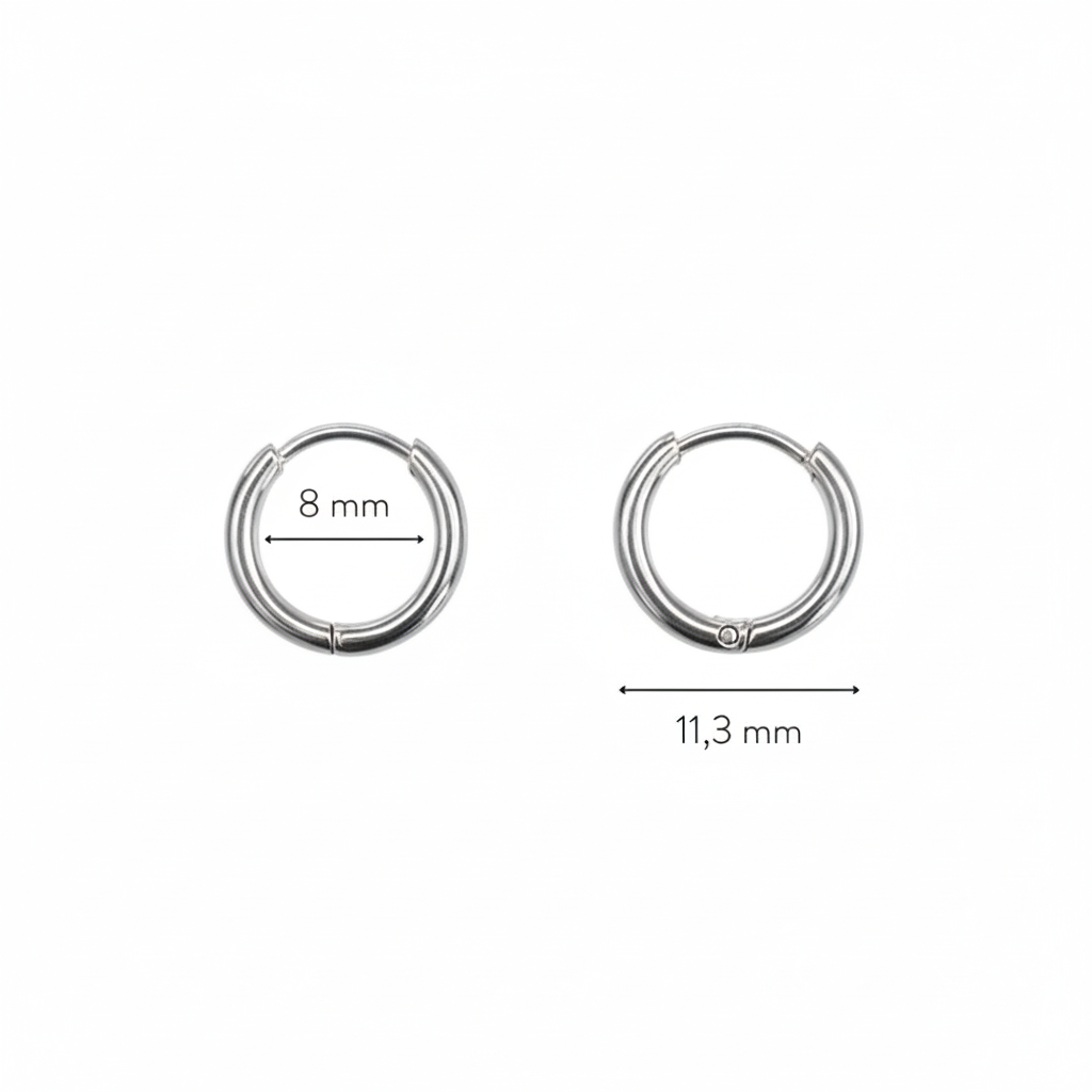 Athena Tiny Huggie Hoops